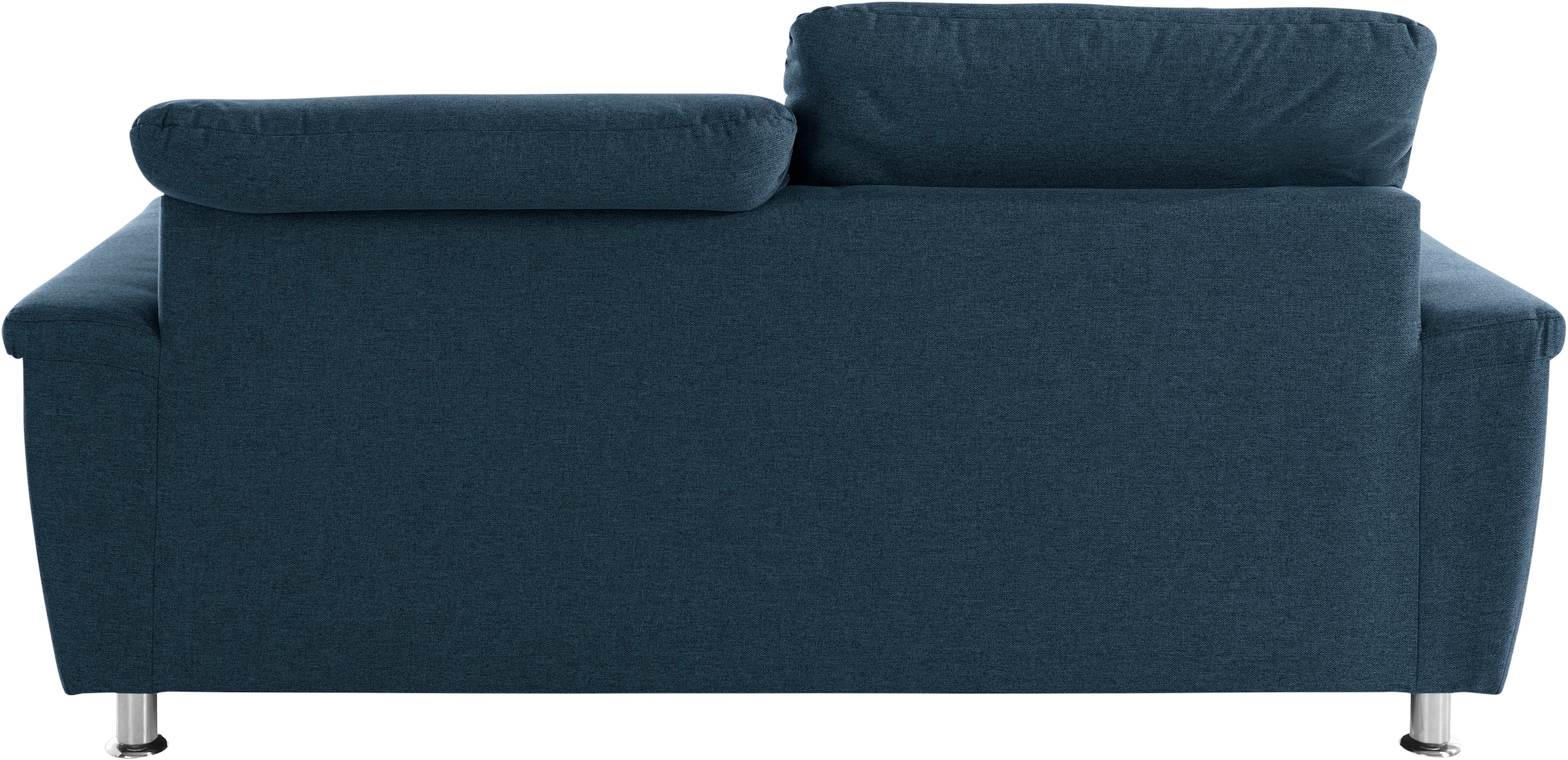 DOMO collection 2-Sitzer »Franzi, zeitlos & elegant, moderne Sitzheftung« wahlweise mit Kopfteilverstellung, inklusive Zierkissen