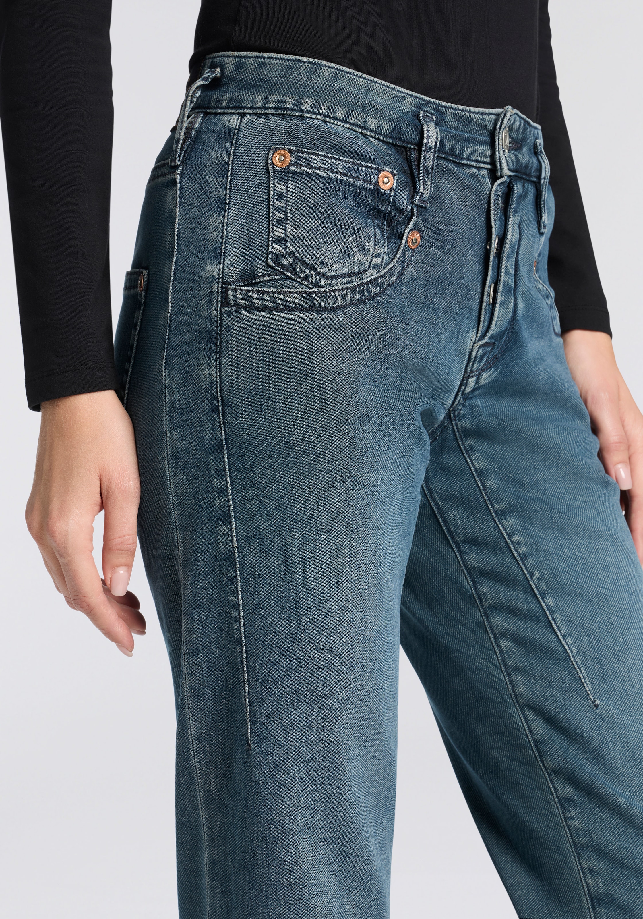 Herrlicher 5-Pocket-Jeans »Shyra Tap Denim Comfort«