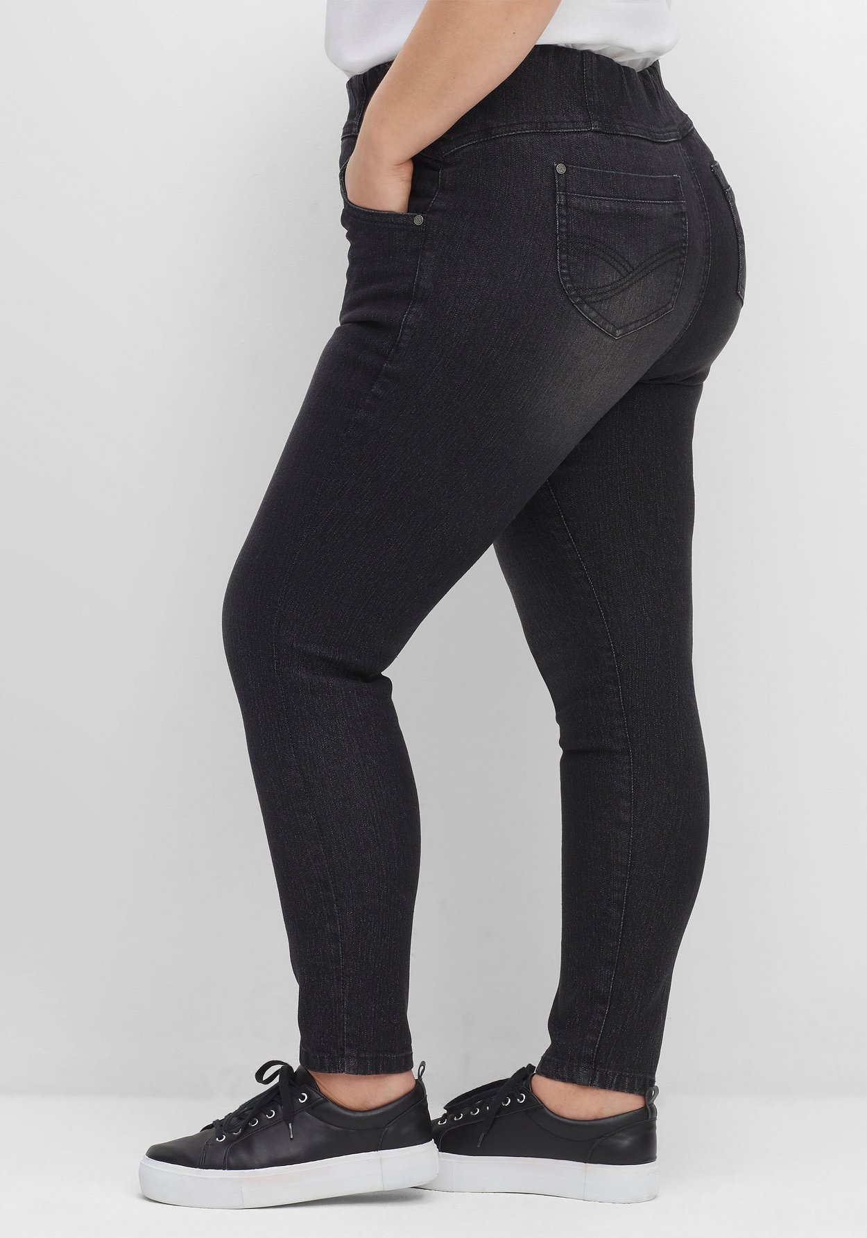 Sheego Schlupfjeans »Jeggings mit breitem Gummibund«