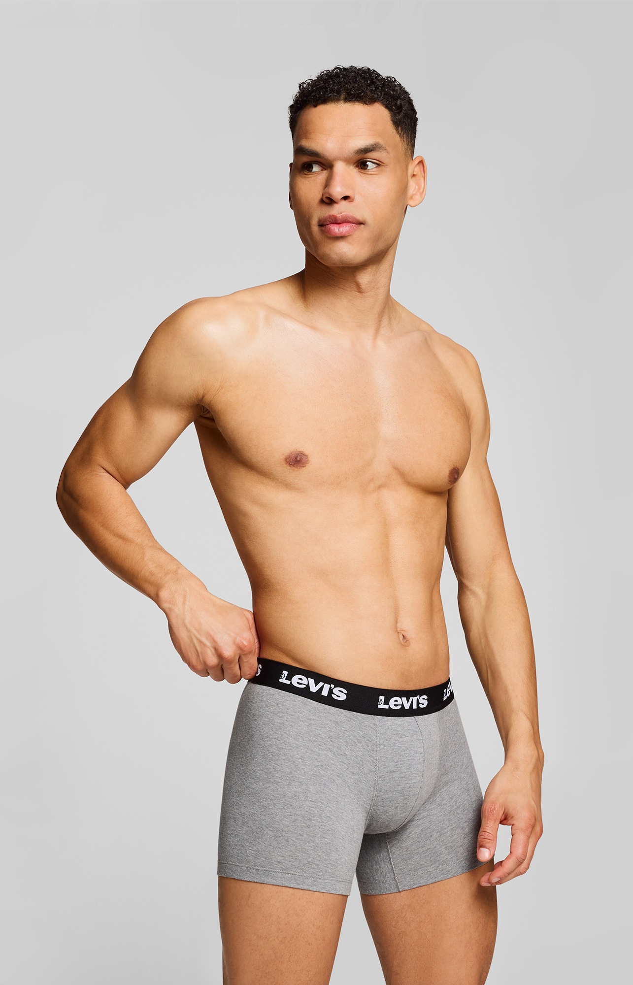 Levi's® Boxershorts »LEVIS MEN REPEAT LOGO BOXER BRIEF« 2er Pack,  ohne Eingriff, Logobund, elastisch