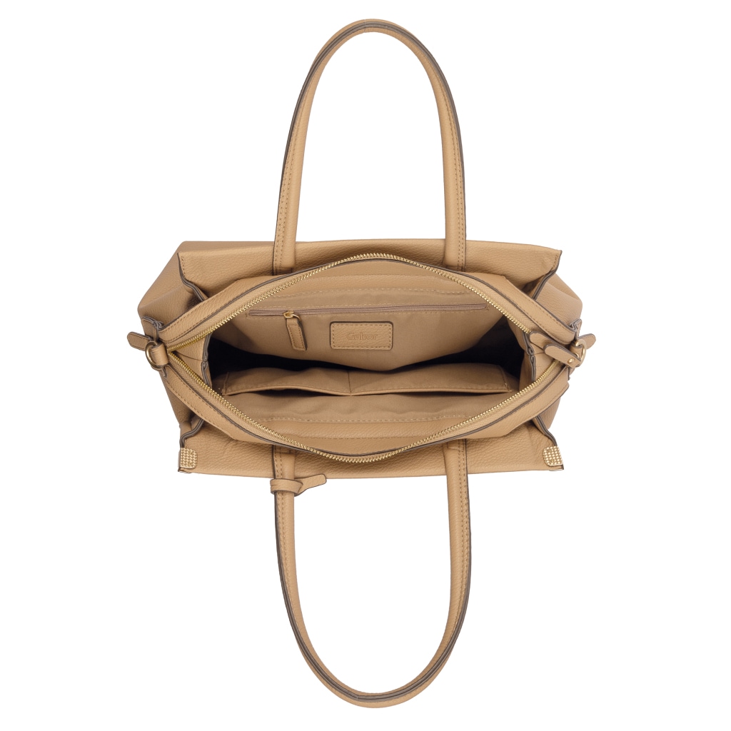 Gabor Shopper »Gela Stripe« feine Details mit dekorativen Handstichen und Logolasche