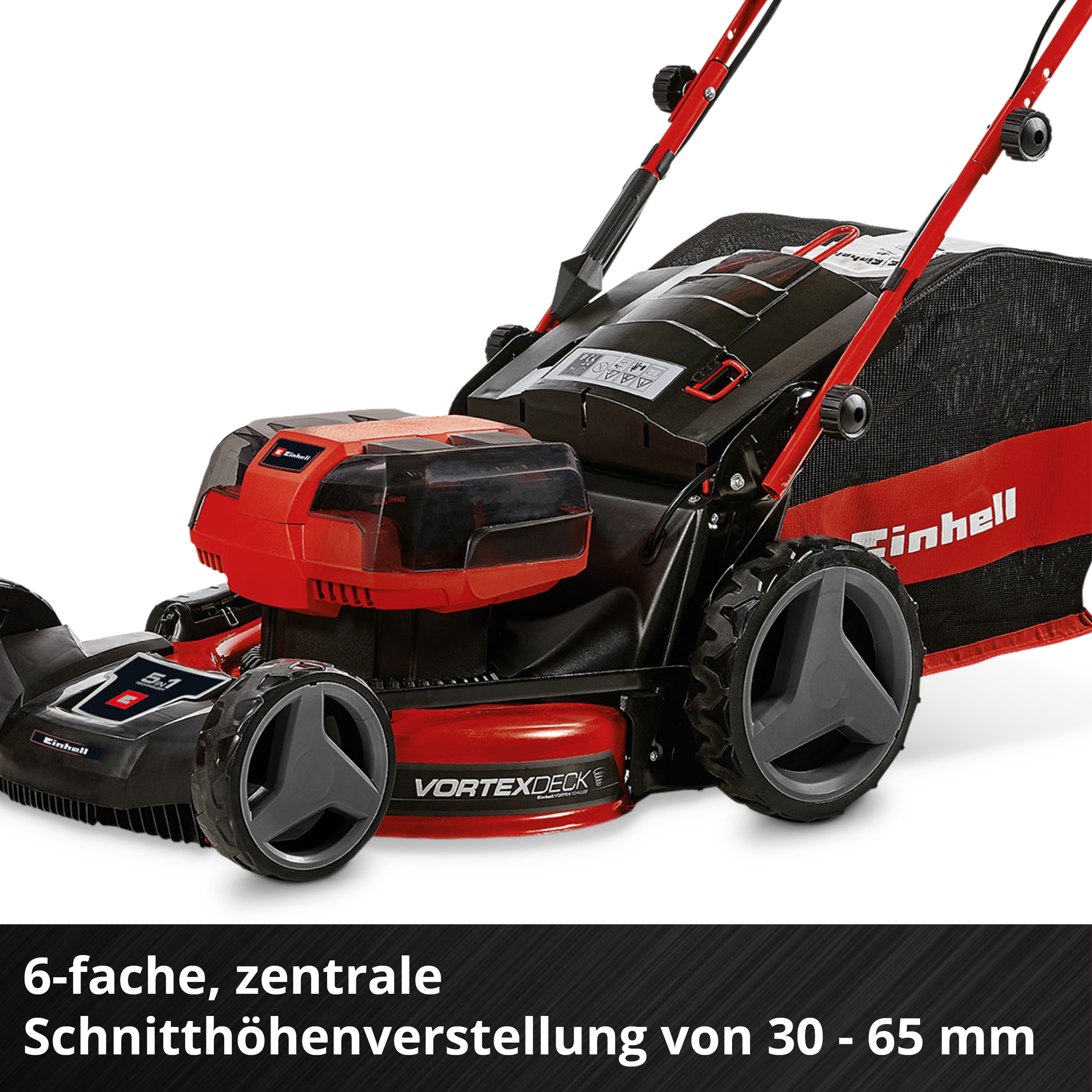 Einhell Akkurasenmäher »GP-CM 36/47 S HW Li (4x4,0Ah)« mit Radantrieb, 4 Akkus und Ladegerät