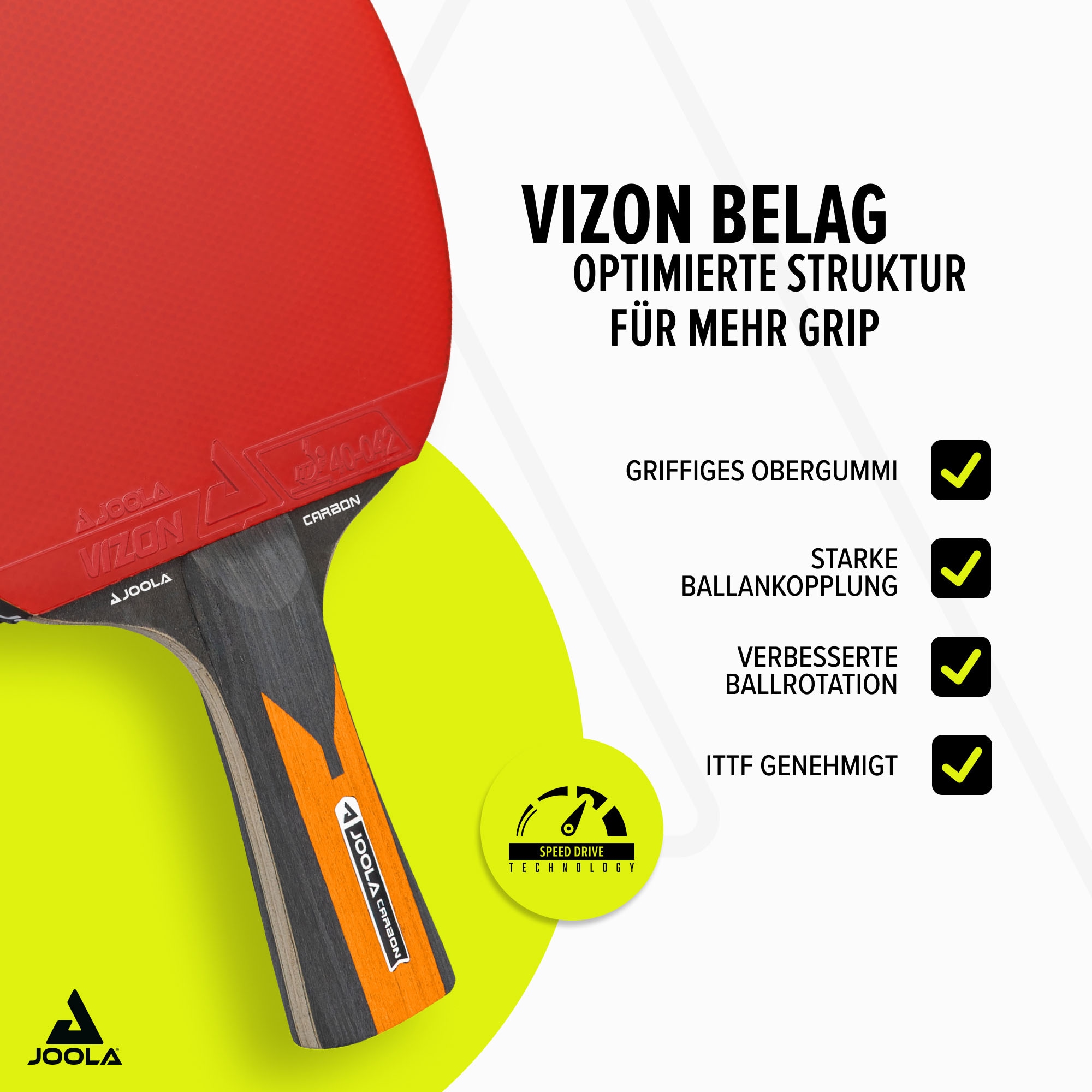 Joola Tischtennisschläger »Carbon Control«