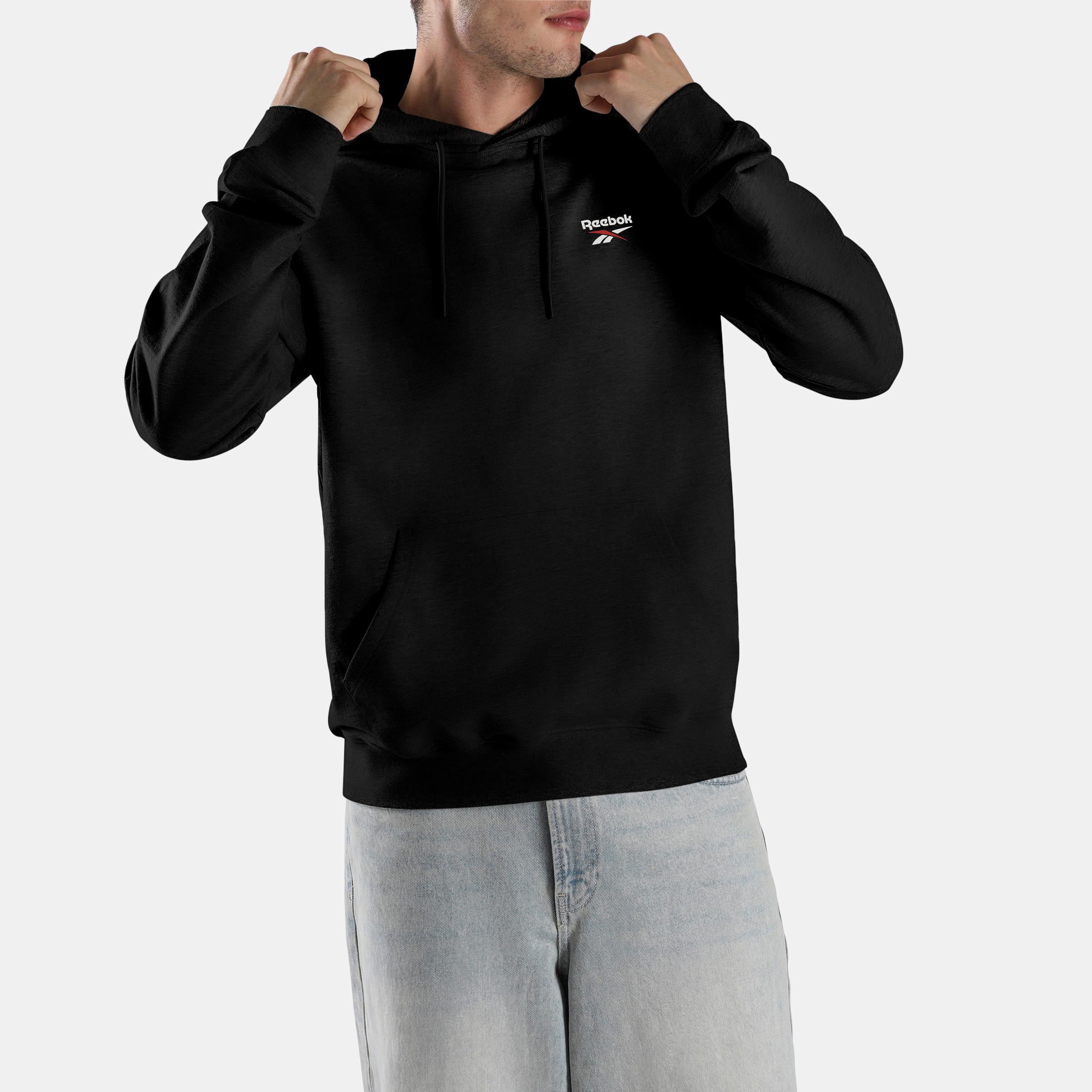 Reebok Kapuzensweatshirt »ID SMALL LOGO FRENCH TERRY HOODIE«, sportlicher Stil, für aktive Erwachsene
