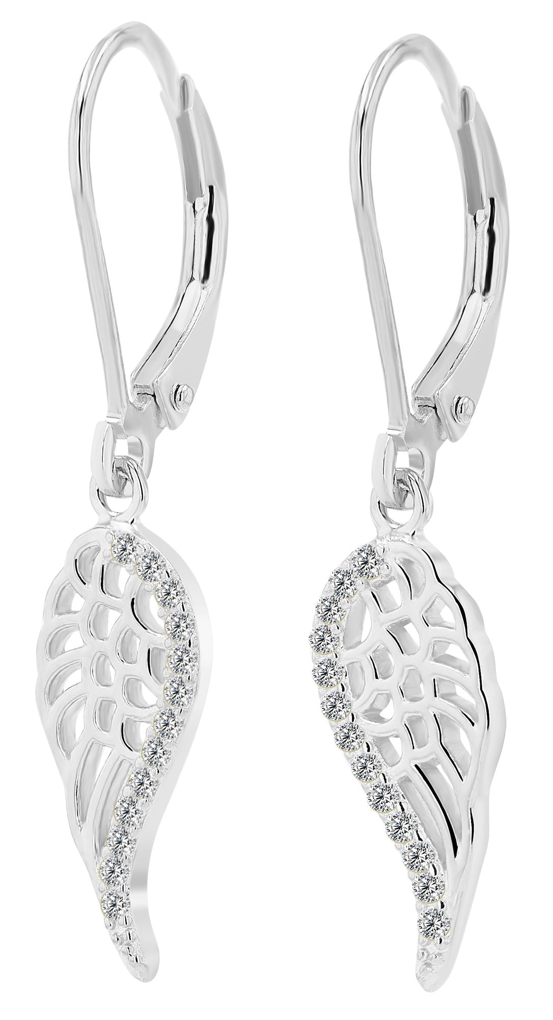 Adelia´s Paar Ohrhänger »Damen Ohrringe aus 925 Silber mit Zirkonia«