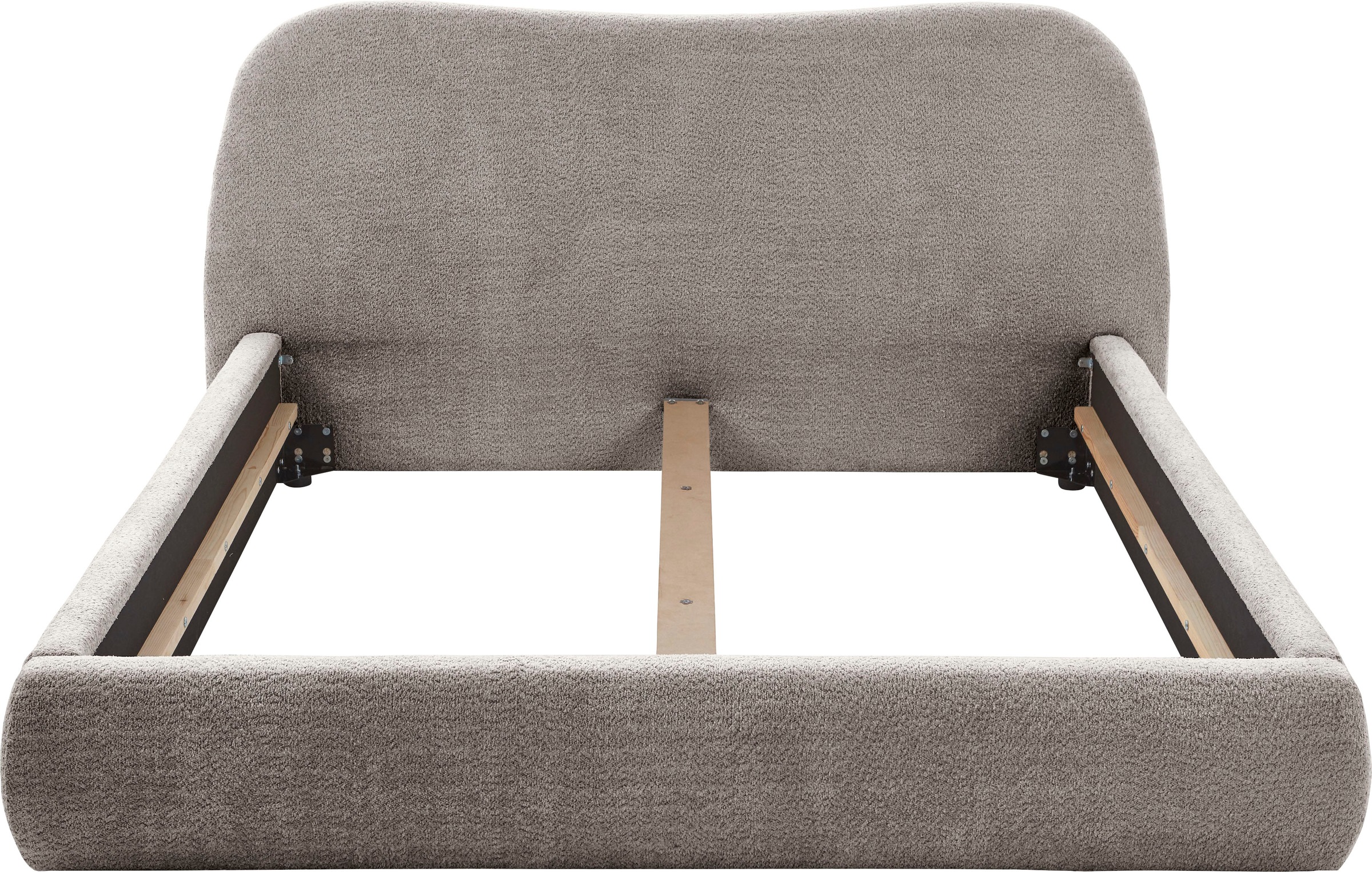 ATLANTIC home collection Polsterbett »Sophie«, mit oder ohne Stauraum, hochwertiger Bouclé-Bezug