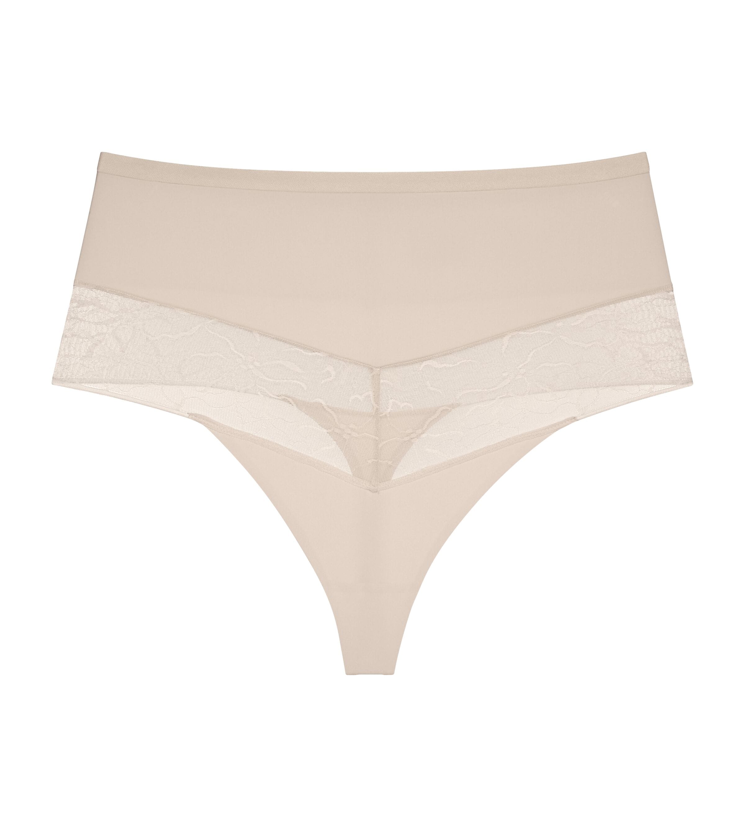 Triumph Slip »Comfort Contour Highwaist String« flache formende Spitze