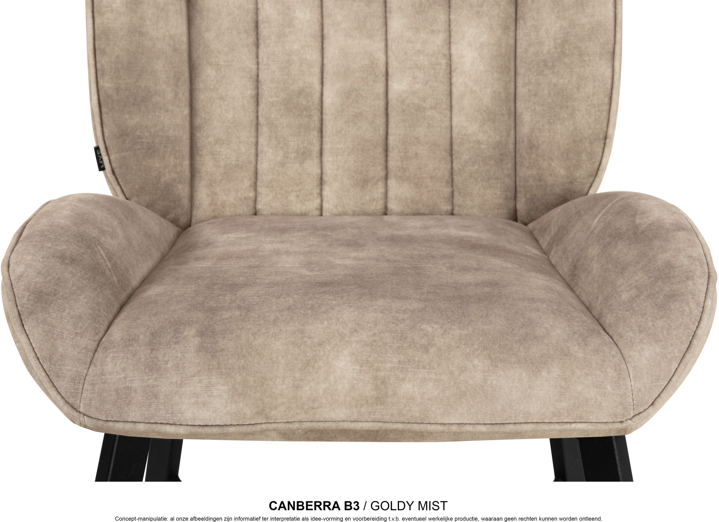 OMG Design Esszimmerstuhl »Canberra« (Set) 1 Stk.Esszimmerstuhl, pflegeleichter Samtvelour Bezug