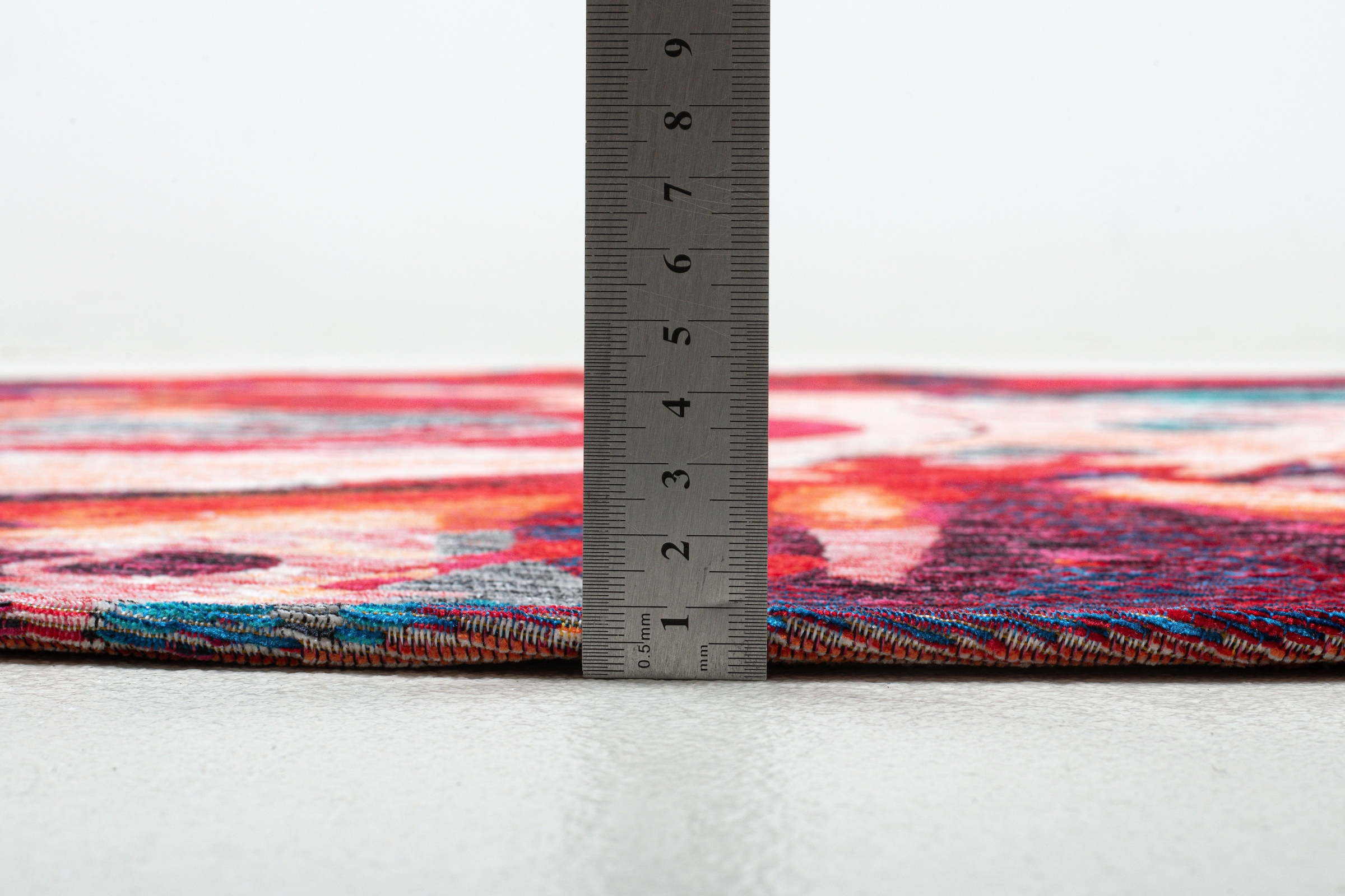 Sansibar Teppich »Keitum 008«, rund, Flachgewebe, modernes Design, Motiv  Gläser & gekreuzte Säbel bei OTTO online
