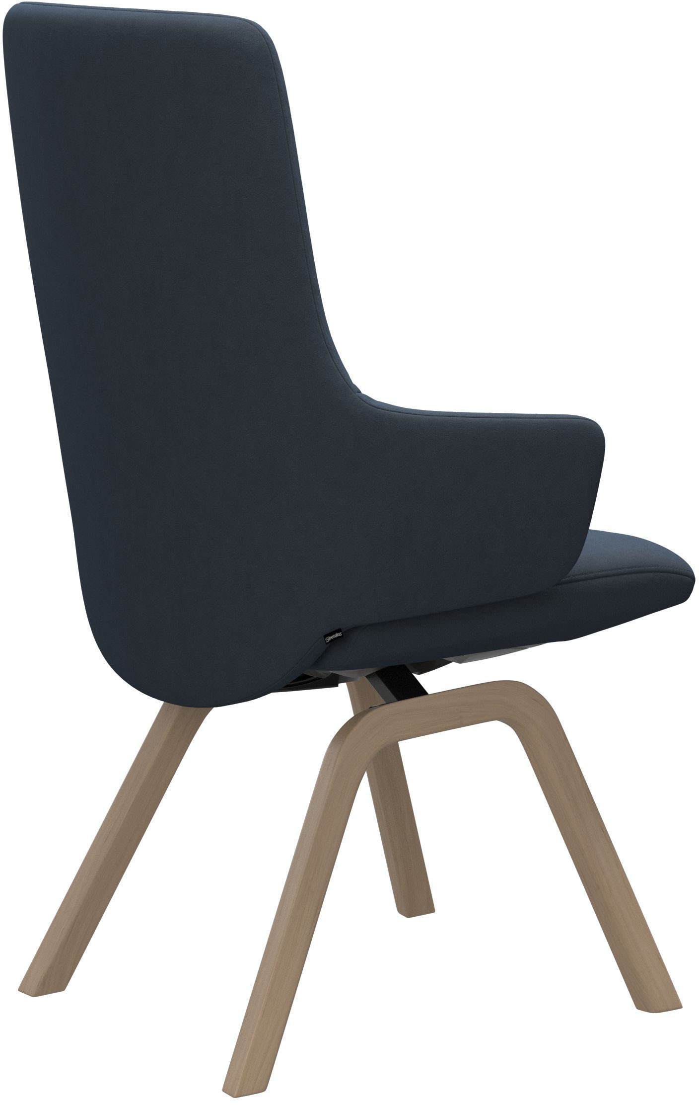 Stressless® Polsterstuhl »Laurel« () High Back mit Armlehne, Größe L, mit schräggestellten Beinen in Eiche