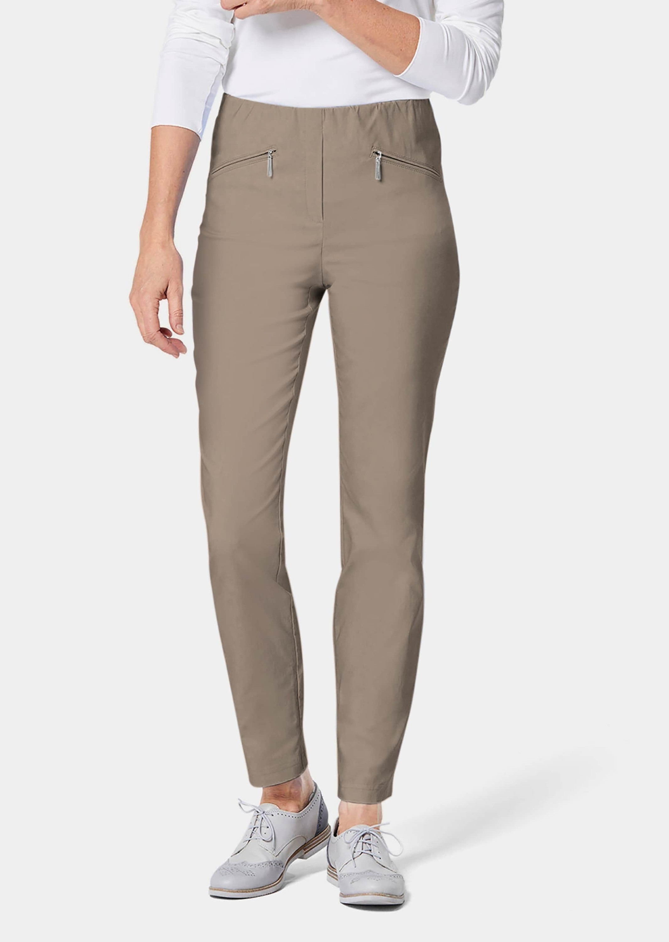 GOLDNER 2-in-1-Hose »Schlupfhose LOUISA mit Steppnähten«
