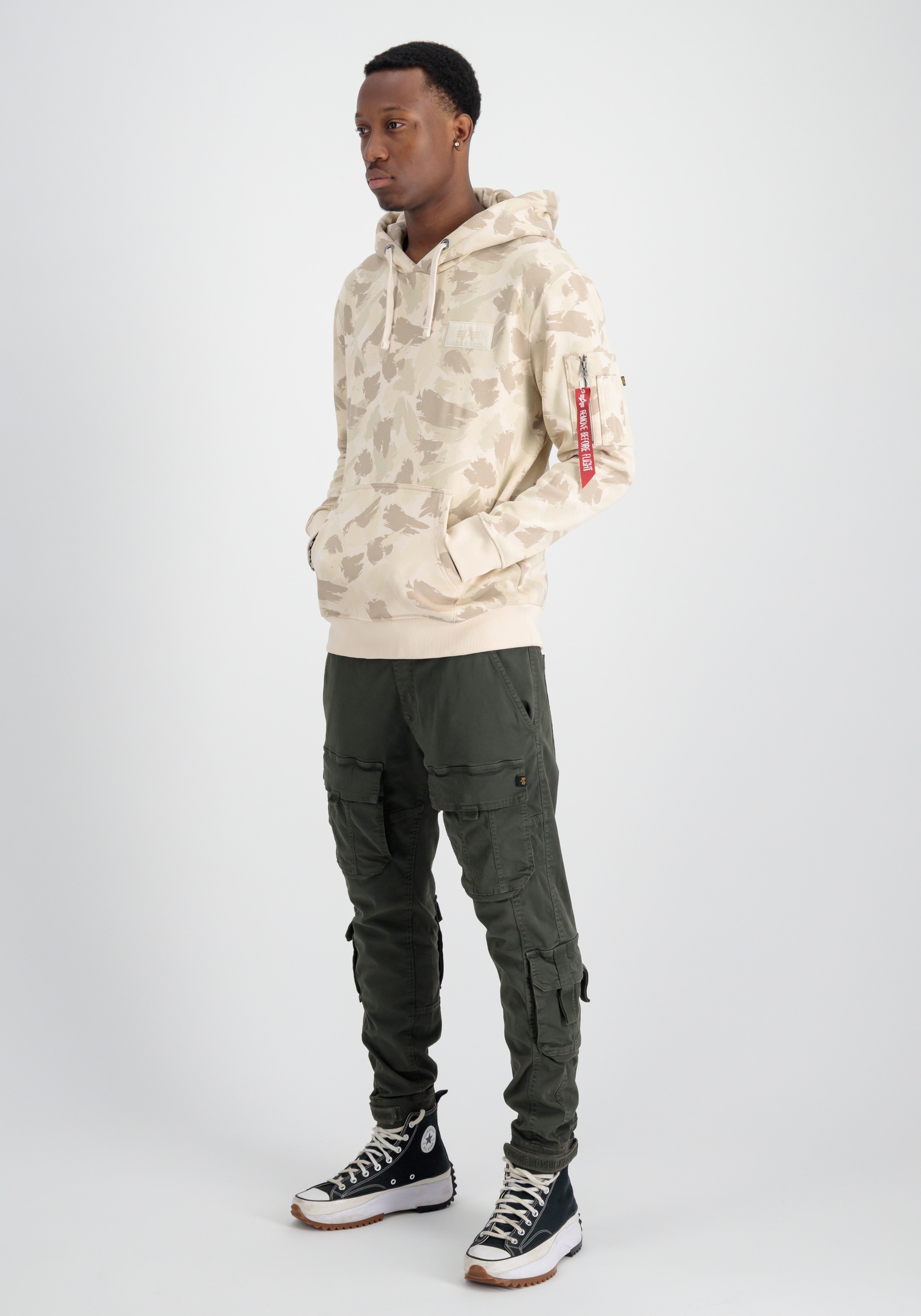 Alpha Industries Hoodie »Alpha Industries Men - Hoodies Backprint Hoodie Camo«