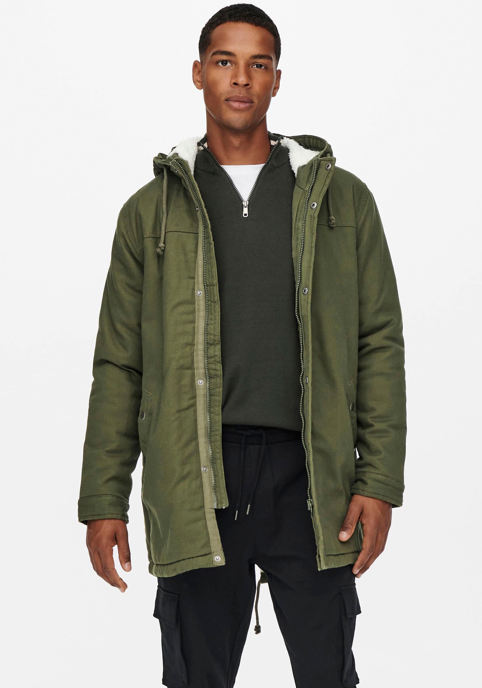 Parka »ALEX TEDDY PARKA«, mit Kapuze