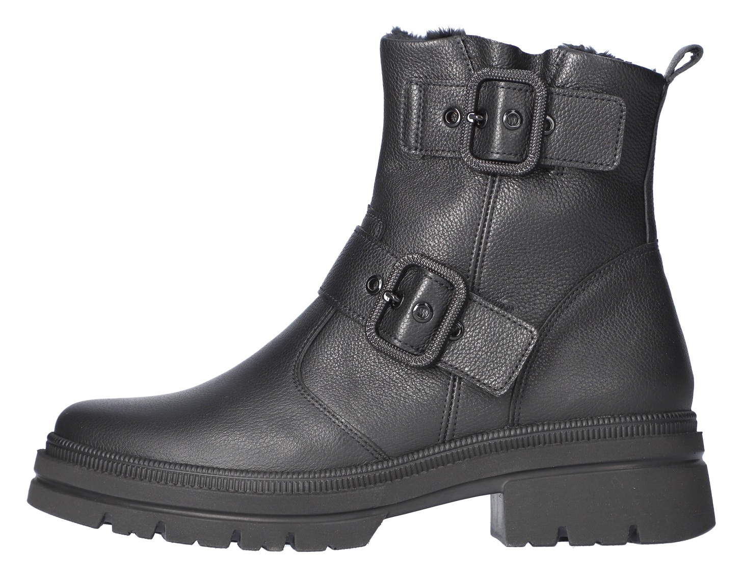 Waldläufer Stiefelette »H-Amara«  Boots mit Schnallen am Schaft, Komfortweite H = sehr weit