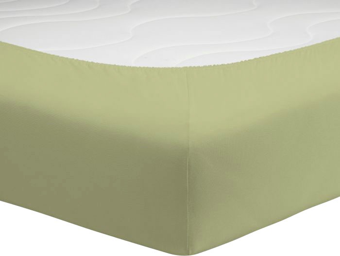 Schlafgut Spannbettlaken »Mako-Jersey aus 100% Baumwolle, Bettlaken«, für Matratzen bis 20 cm Höhe, in 90x200, 140x200 oder 180x200 cm