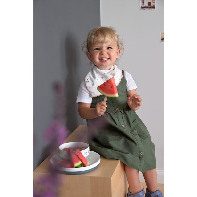 LÄSSIG Kindergeschirr-Set »Garden Explorer, Traktor«, (Set, 3 tlg.),  rutschfest bei OTTO