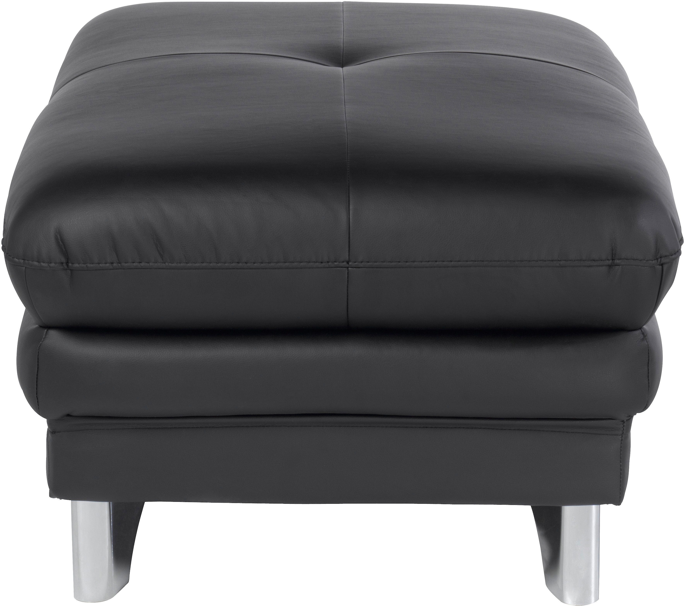 COTTA Polstergarnitur »Enterprise«, (Set), Set bestehend aus: 3-Sitzer mit Arm- & Kopfteilverstellung & Hocker