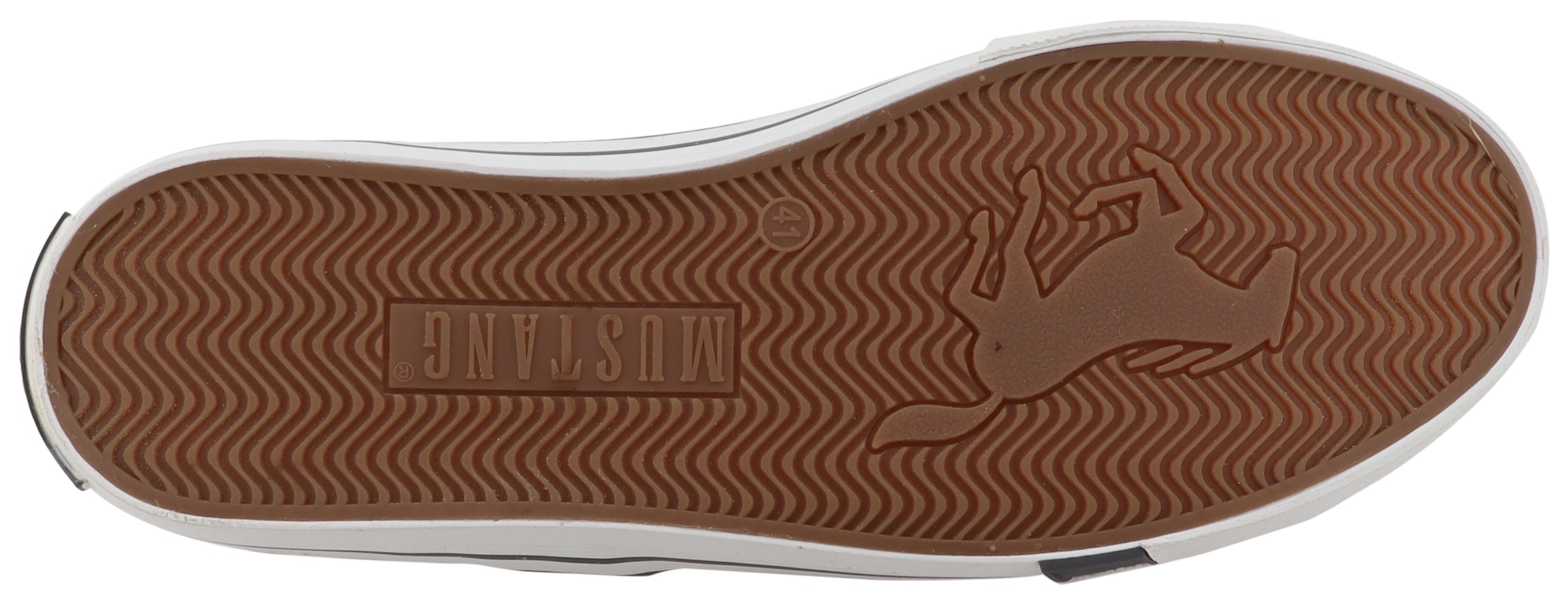 Mustang Shoes Slip-On Sneaker »Calogero«  Slipper, Freizeitschuh, Halbschuh mit Kontrastnähten