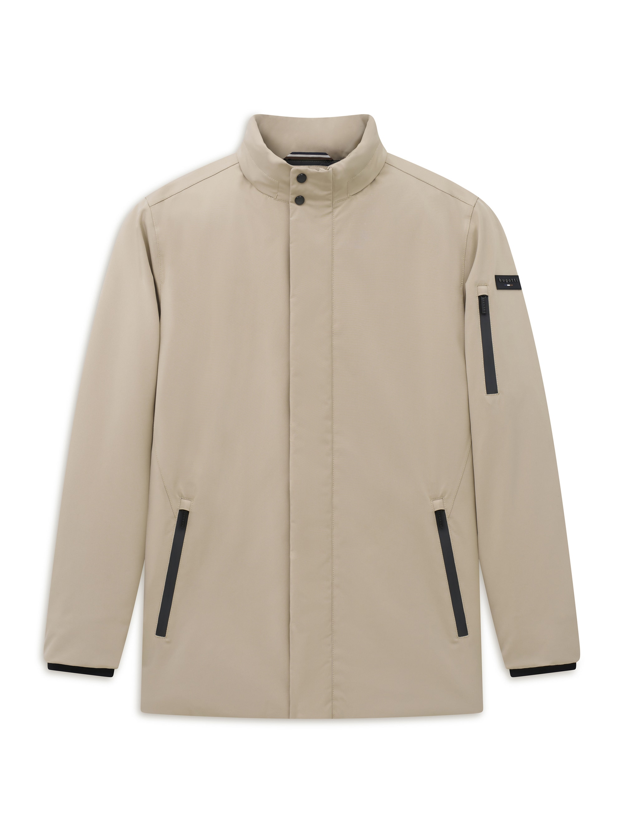 bugatti Kurzjacke »Regular Fit« mit Kapuze Regular Fit Sorona Stehkragen Kapuze