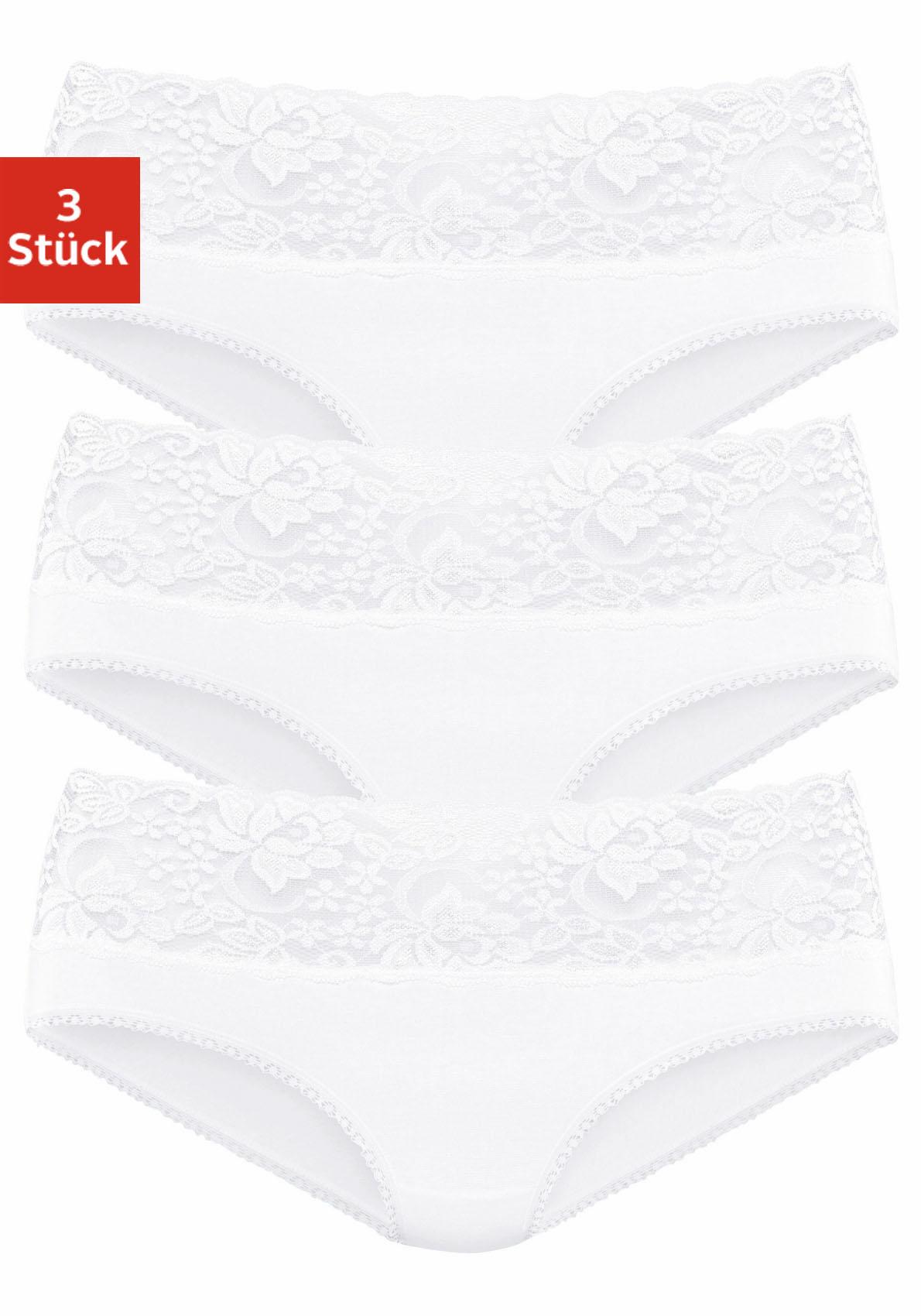 Vivance Slip, mit breitem Spitzenbündchen