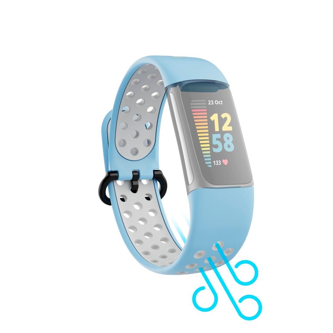 Hama Smartwatch-Armband »Sportarmband für Fitbit Charge 5, atmungsaktives  Uhrenarmband« jetzt bei OTTO