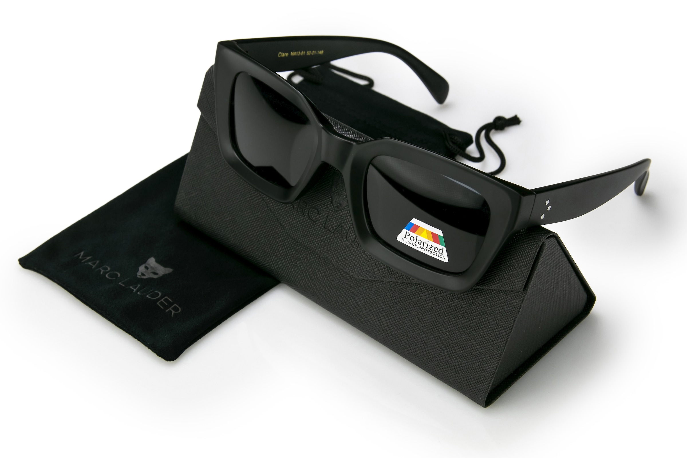 MARC LAUDER Sonnenbrille »MA13-01« 3: dunkles Glas, starke Sonneneinstrahlung