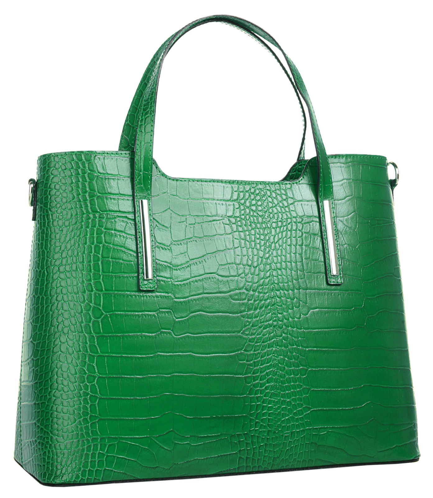 Cluty Henkeltasche, echt Leder, Made in Italy