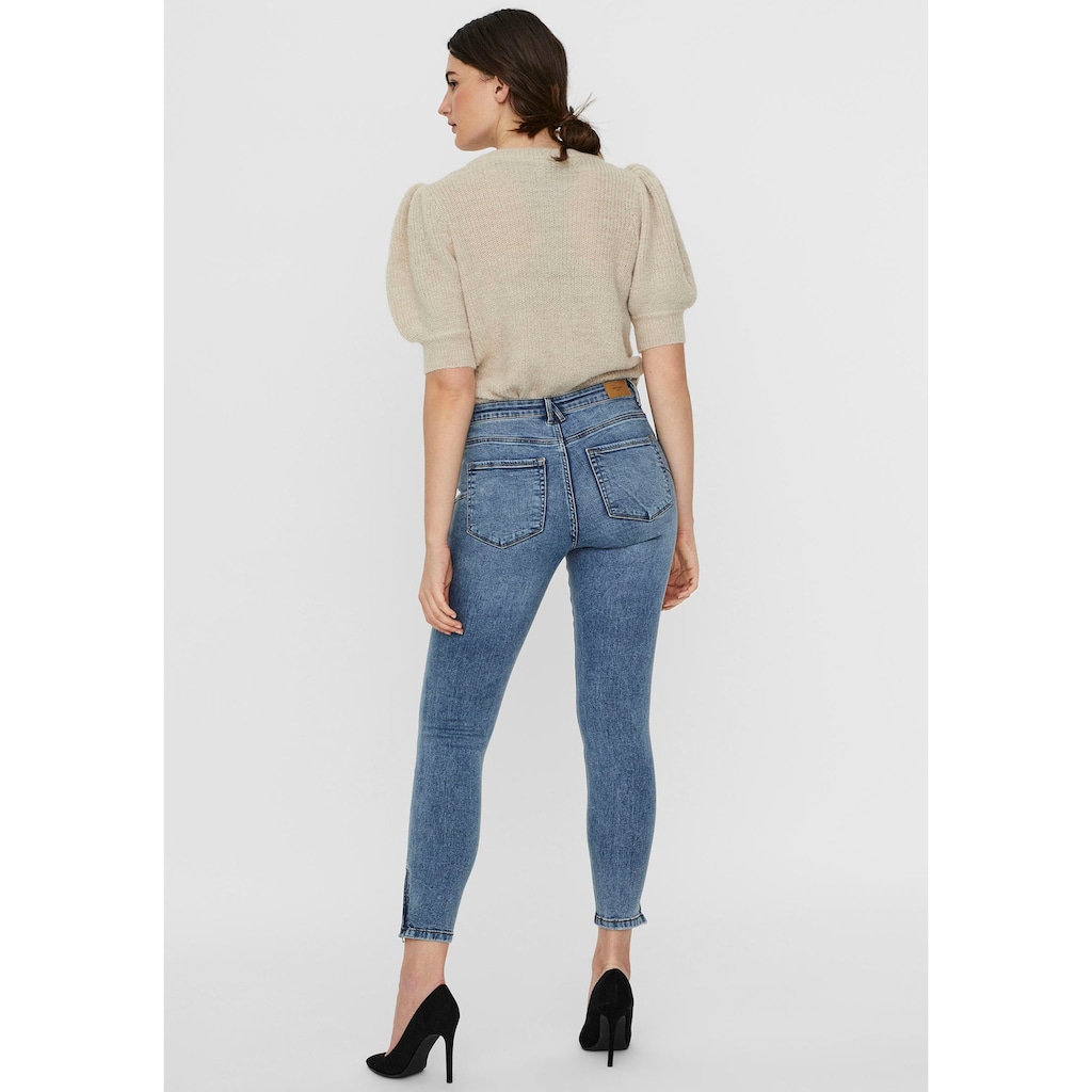 Vero Moda Skinny-fit-Jeans »VMTILDE«, mit Zipper am Saum