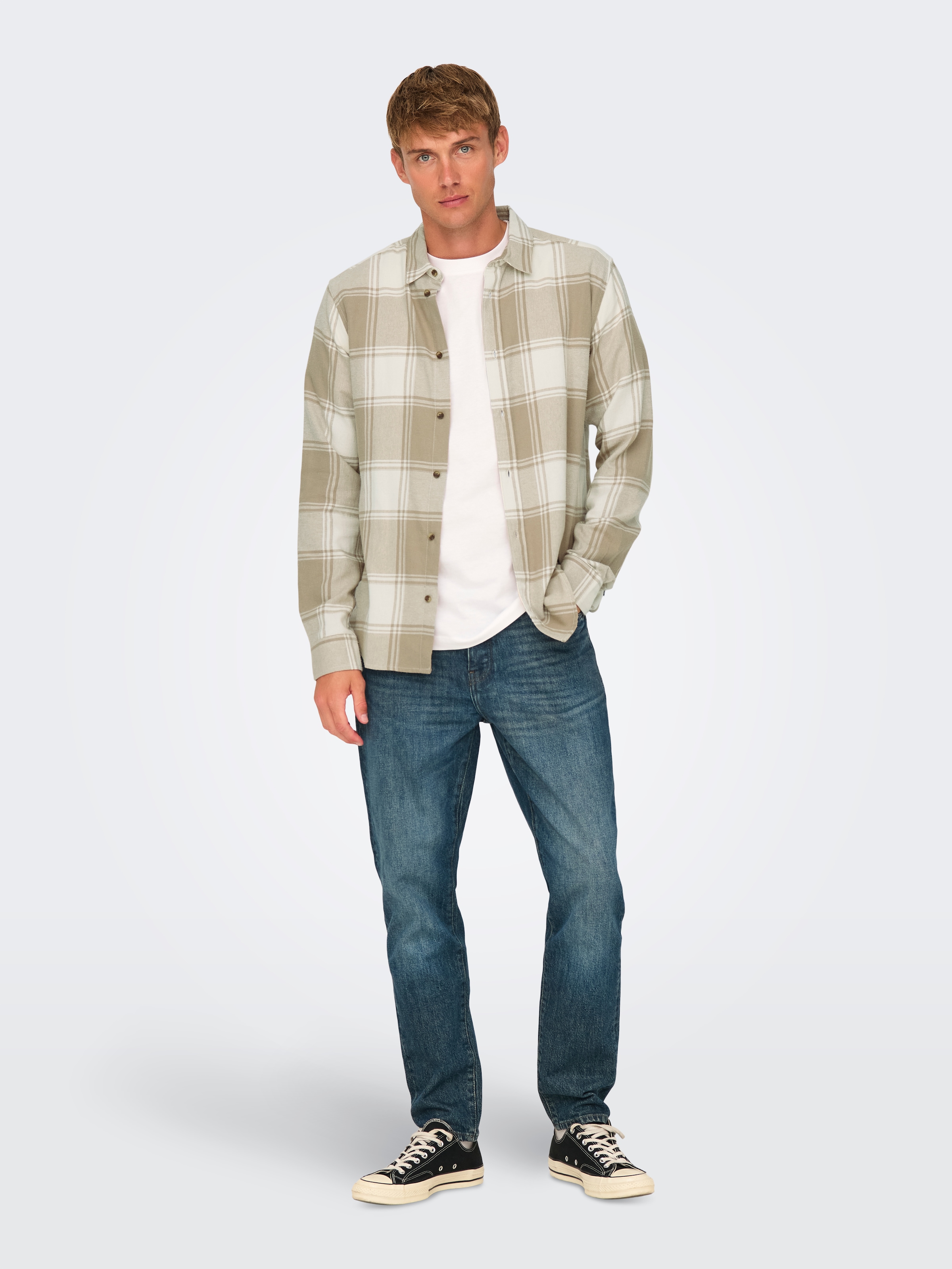 ONLY & SONS Karohemd »ONSGUDMUND LS CHECKED SHIRT NOOS«