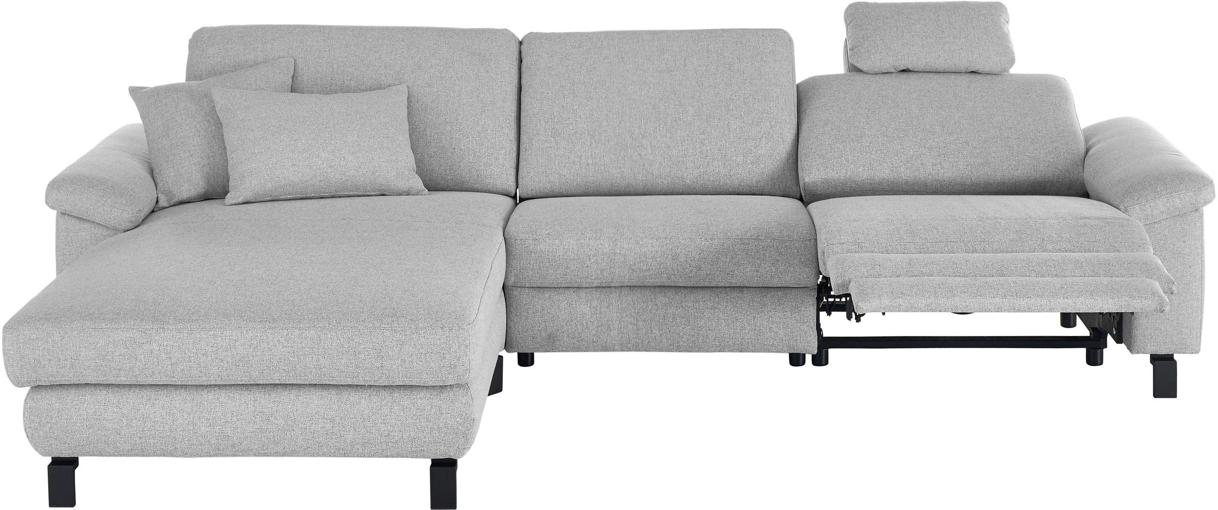 3C Candy Ecksofa »Mainau L-Form«, Relaxfunktion im 1,5-Sitzer, motorische Schlaffunktion in Longchair