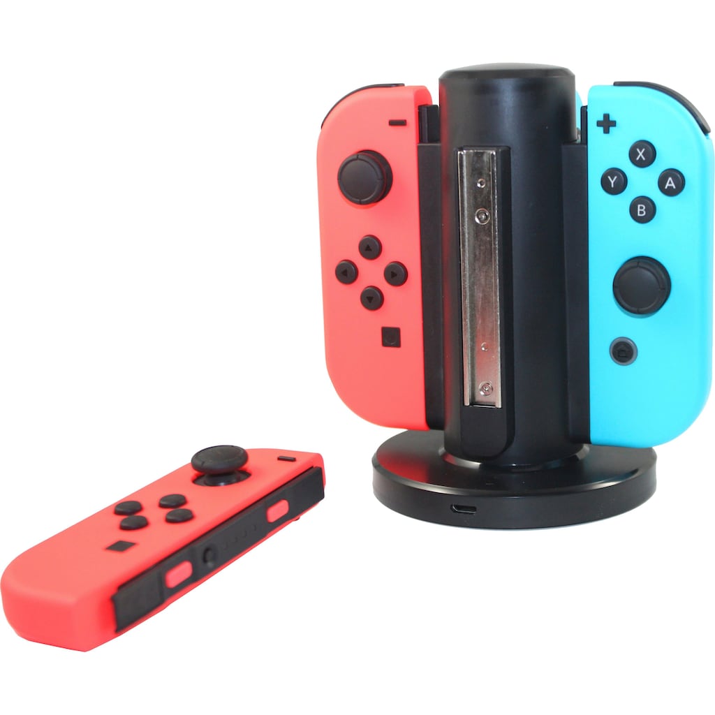 Ready2gaming Controller »Nintendo Switch Bundle«, (Set, inkl. Ladegerät für 4 Nintendo Switch™ Joy-Con Controller)