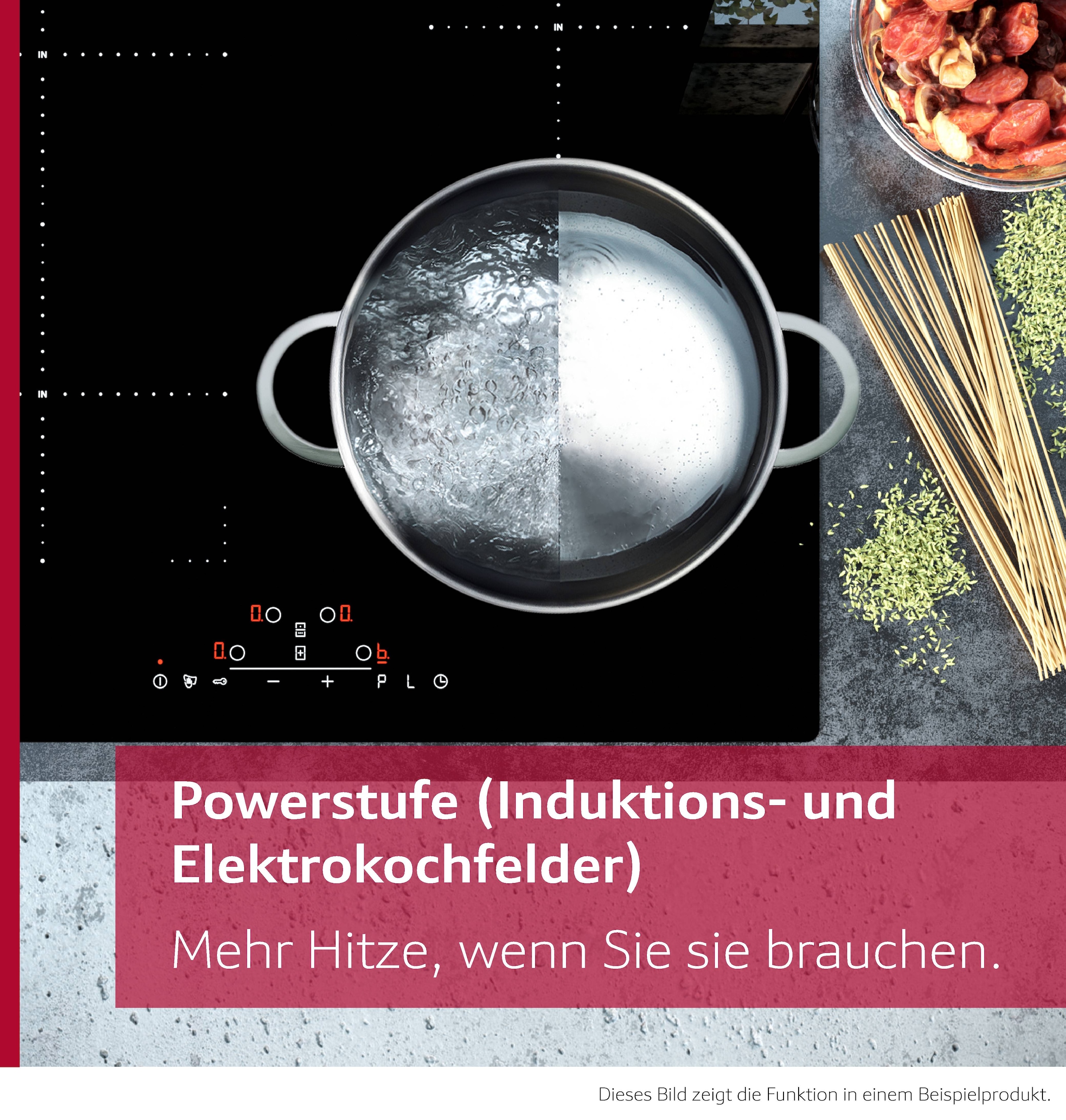 NEFF Induktions-Kochfeld »T68NUV4A0« Flex-Induktionskochfeld im Matt Black Design mit Twist Pad® Steuerung.