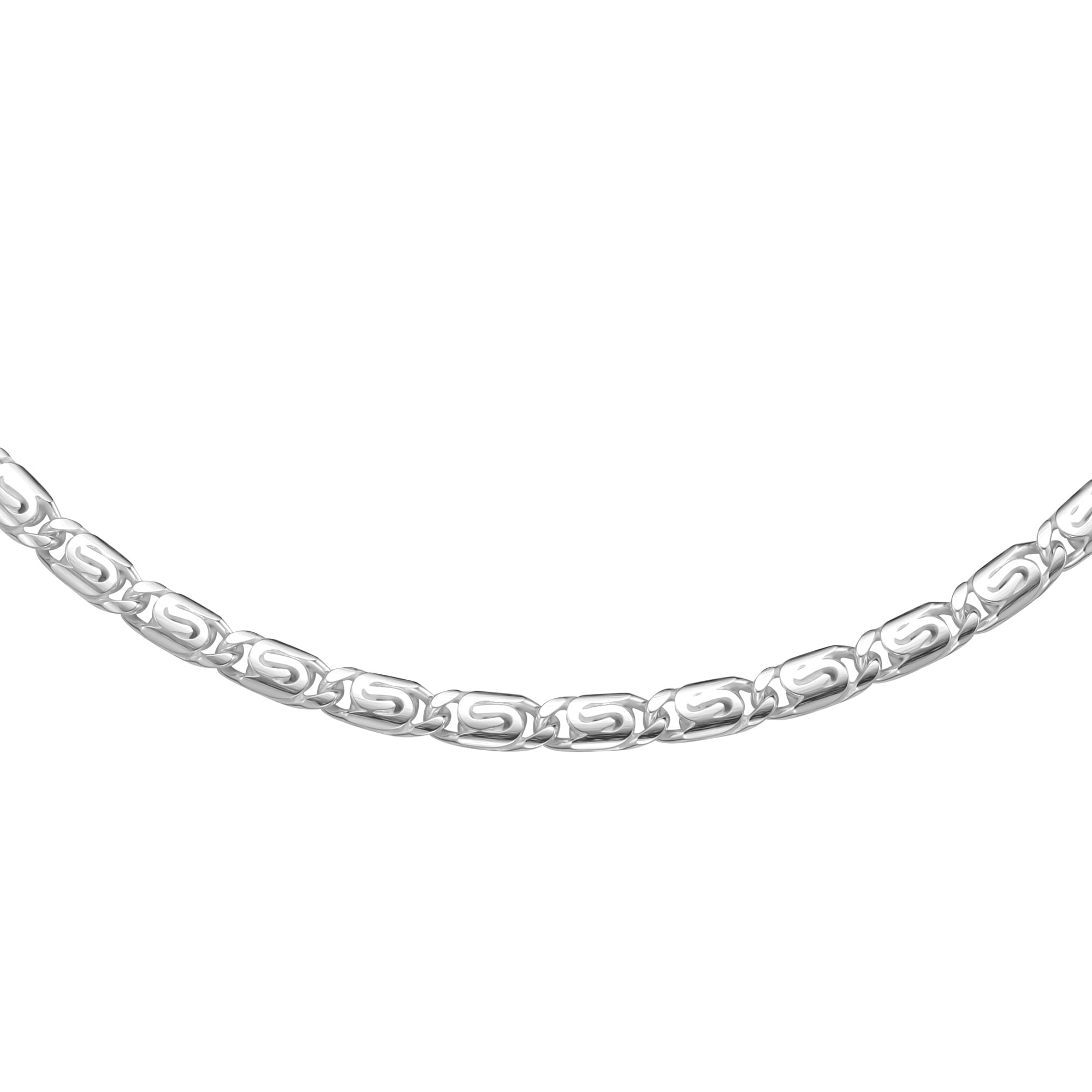 Smart Jewel Silberkette »Kette S-Panzerkette massiv, Silber 925«