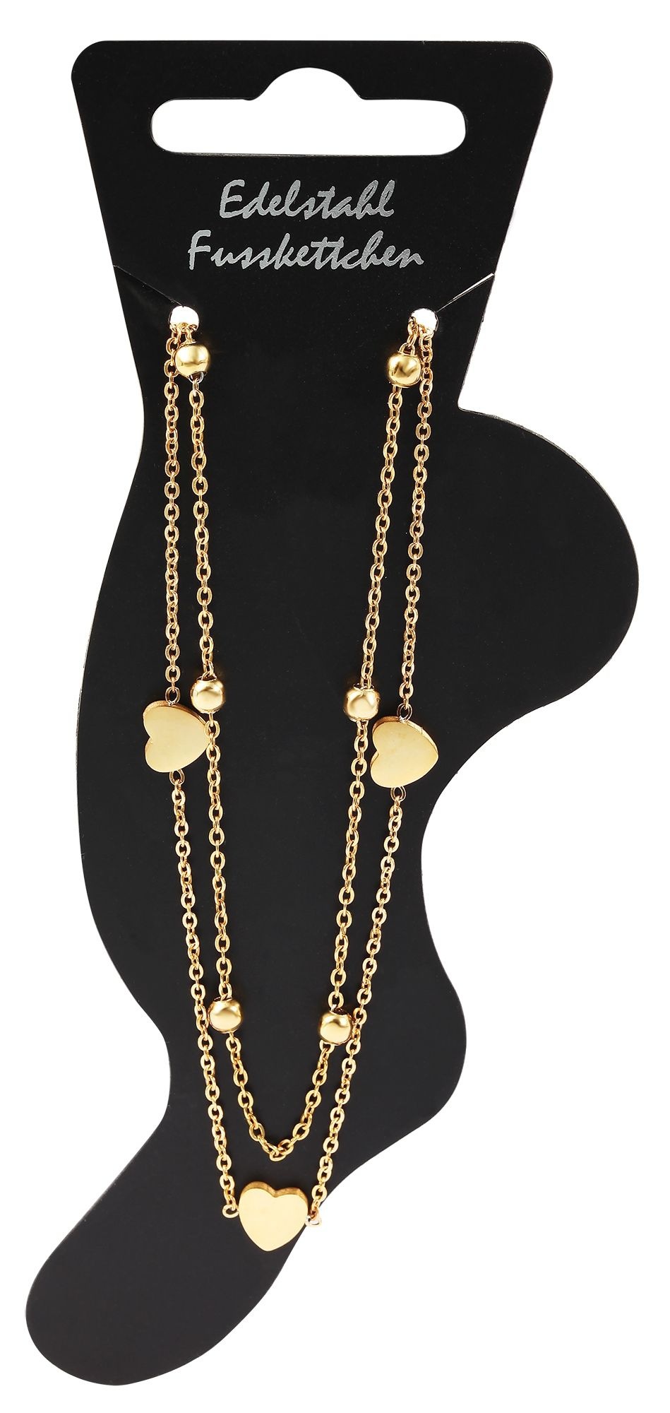 Adelia´s Armband »Damen Armband ¿ Herz aus Edelstahl 22,5 cm«