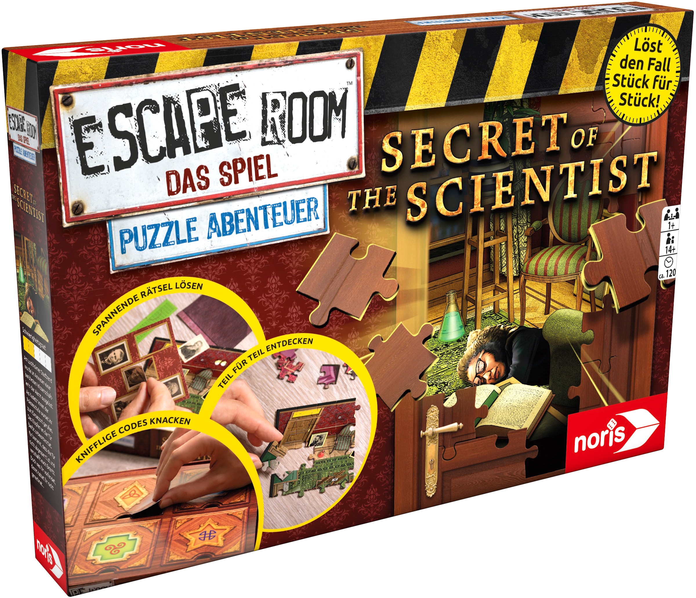 Noris Spiel »Escape Room Das Spiel, Puzzle Abenteuer - Secret of the Scientist«