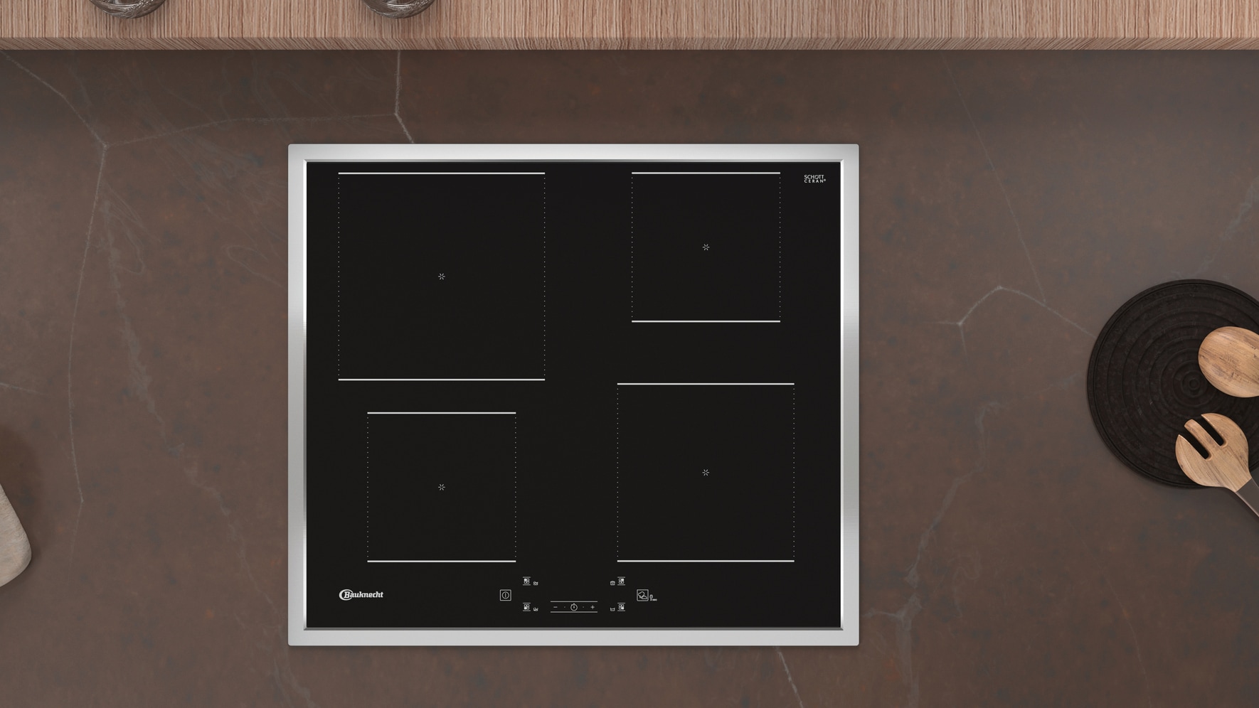 BAUKNECHT Backofen-Set »BAKO 800 Pyro Steam« mit 1-fach-Teleskopauszug FlexiClean - zwei mühelose Reinigungsfunktionen (Pyrolyse & Hydrolyse) je nach Bedarf Set, 2 Stk. tlg. GentleSteam - für ein saftiges Inneres und ein knuspriges Äußeres