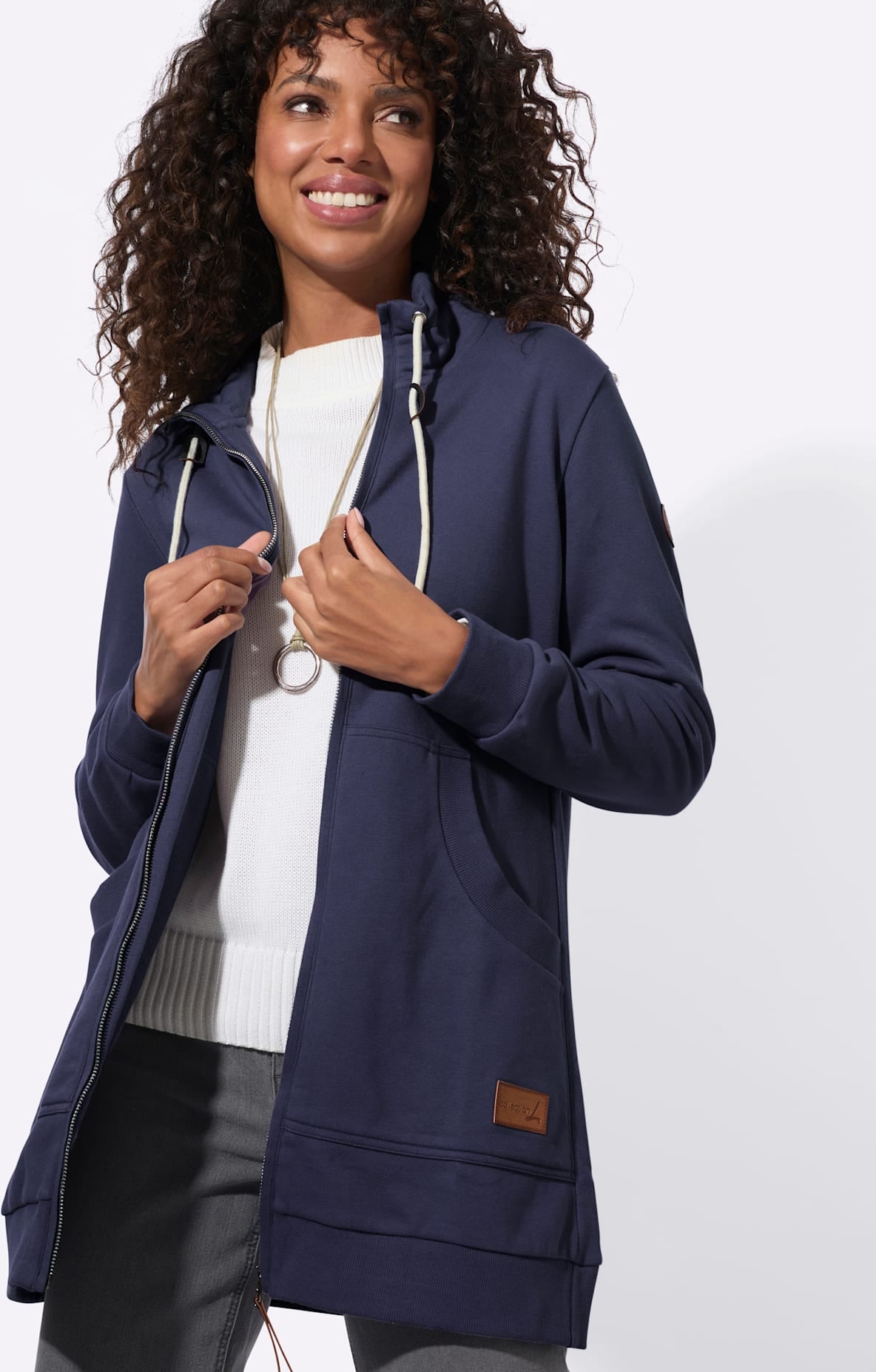 Casual Looks Shirtjacke »Sweatshirtjacke« 1