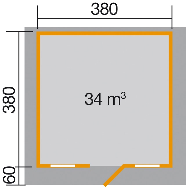 weka Gartenhaus »135 Gr.1«