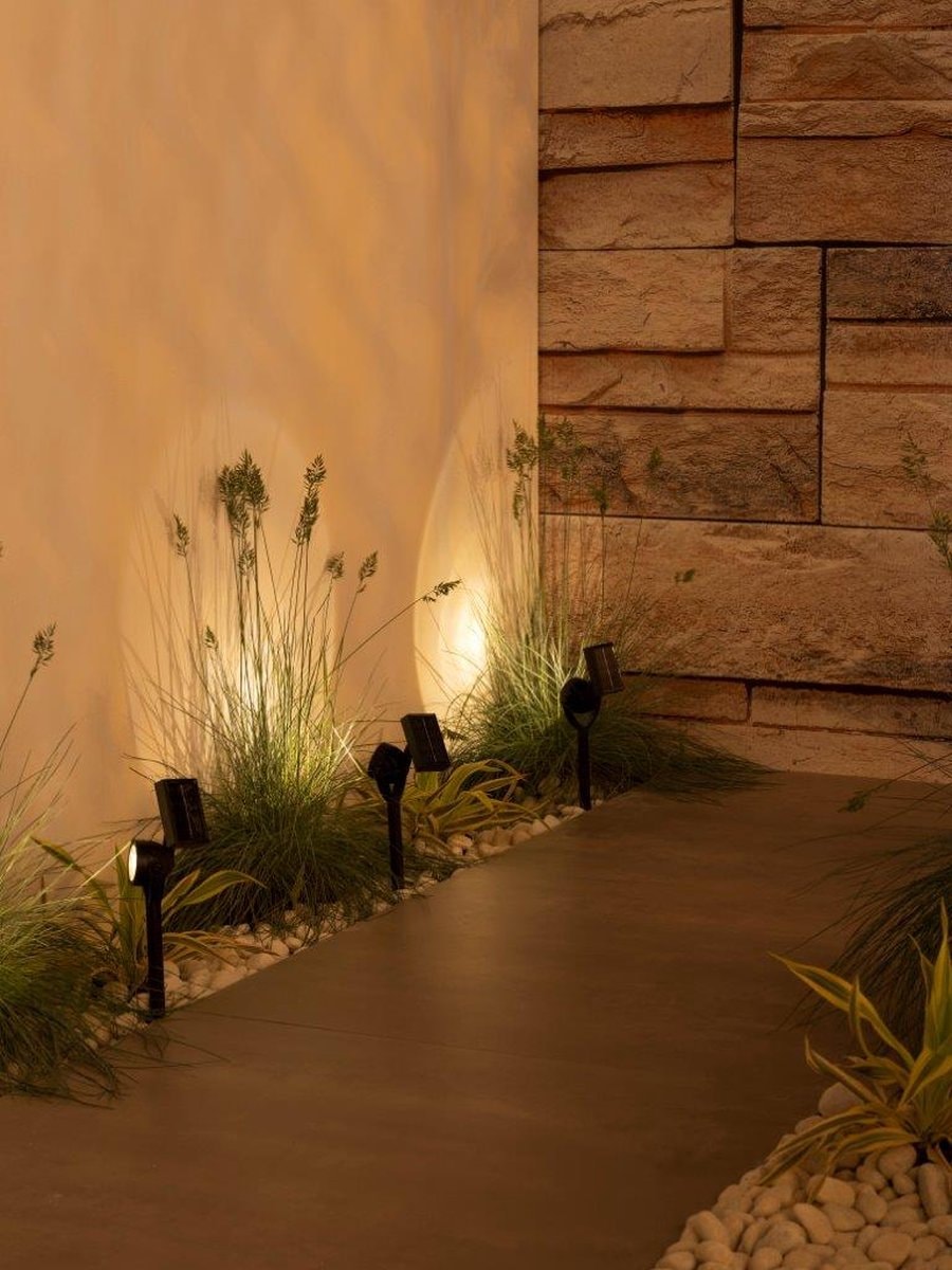 LUXFORM Gartenstrahler »Solar-Erdspießleuchte - Zamora - 3 Stück - LED«, Leuchtmittel LED-Modul | LED fest integriert, Solarbetrieben