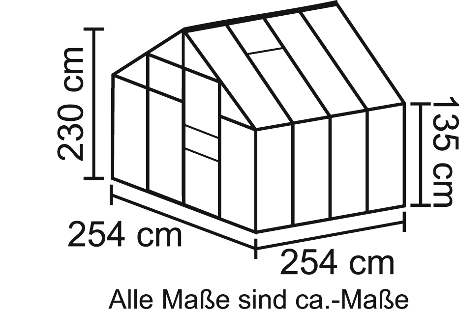 Vitavia Gewächshaus »Merkur 6700«