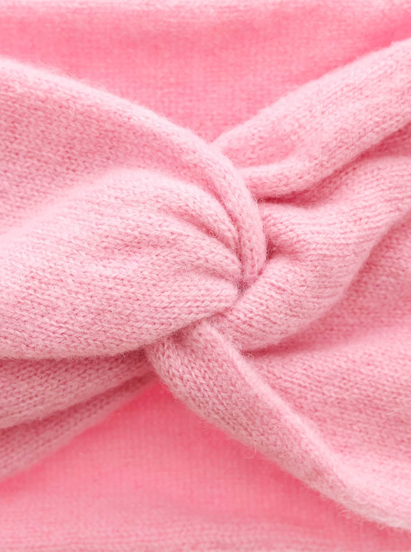 Zwillingsherz Stirnband »"Classic"« Knoten vorn, Cashmere, Feinstrick