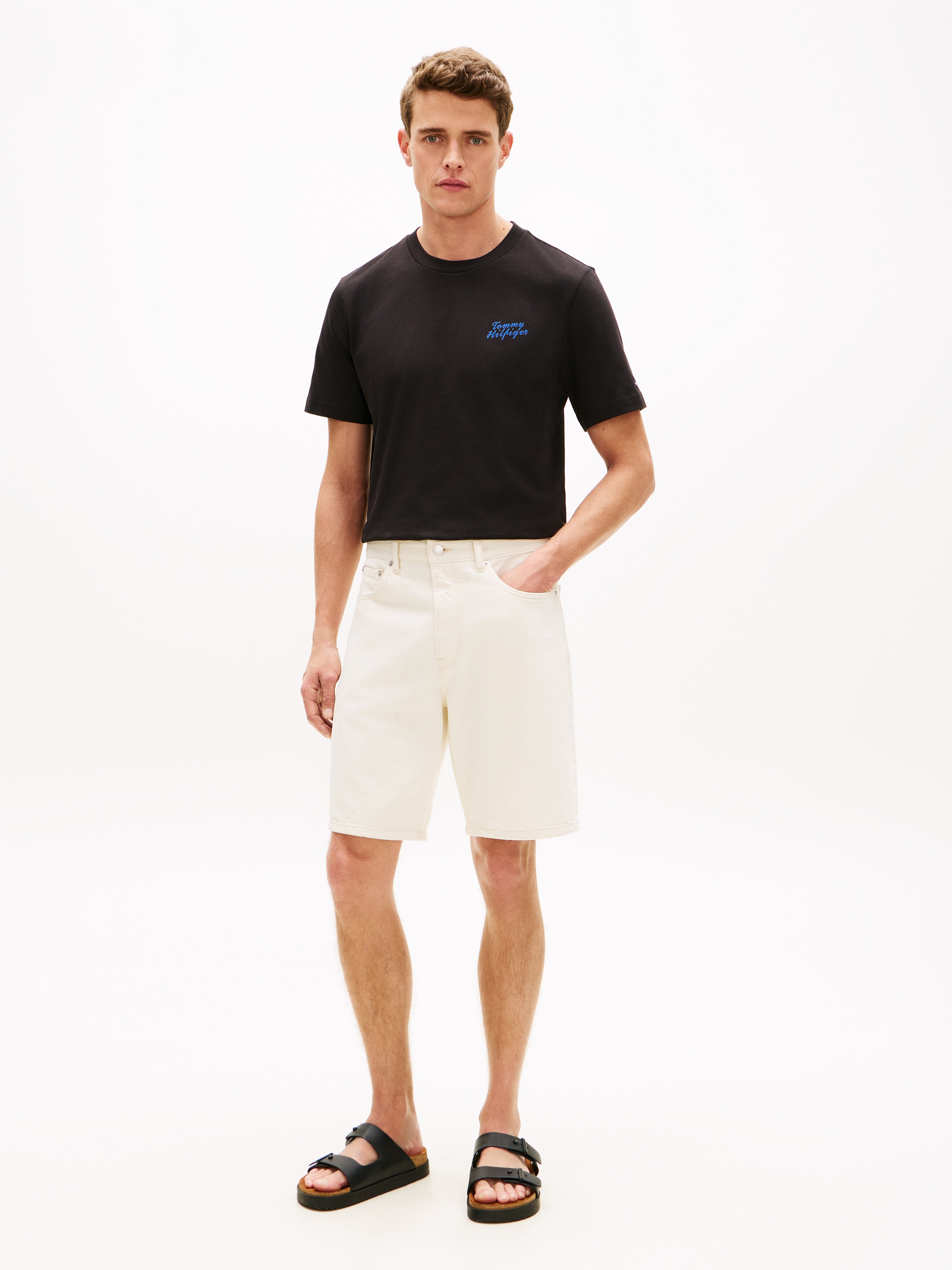 Tommy Hilfiger T-Shirt »PALM PHOTO PRINT« mit Fotoprint hinten