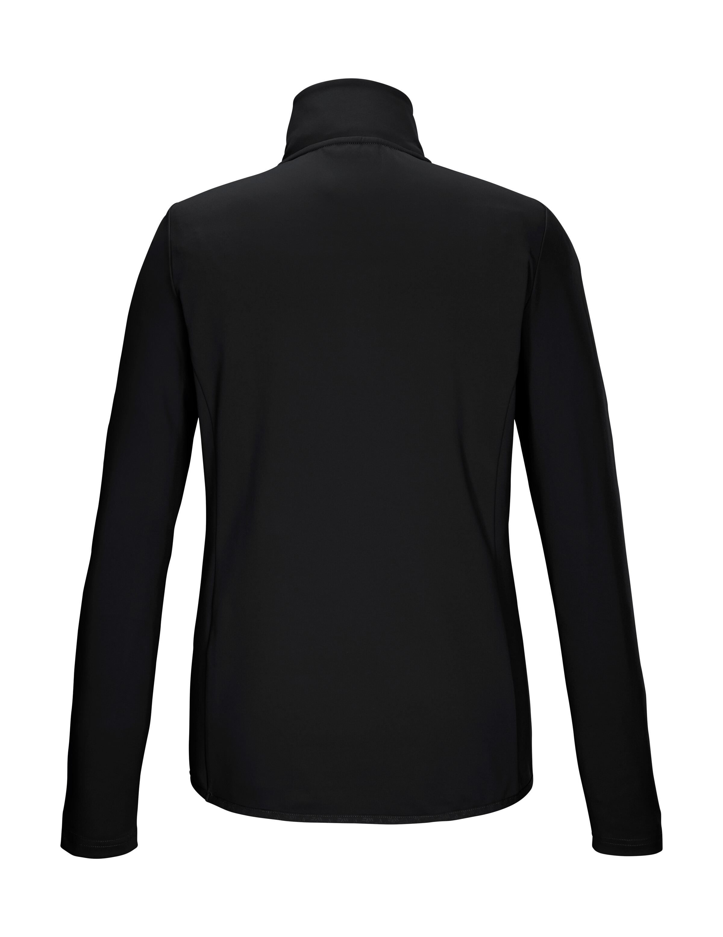 Killtec Langarmshirt »KSW 110 WMN LS SHRT«, Damen Powerstretchshirt: atmungsaktiv, metallischer Print, Stehkragen