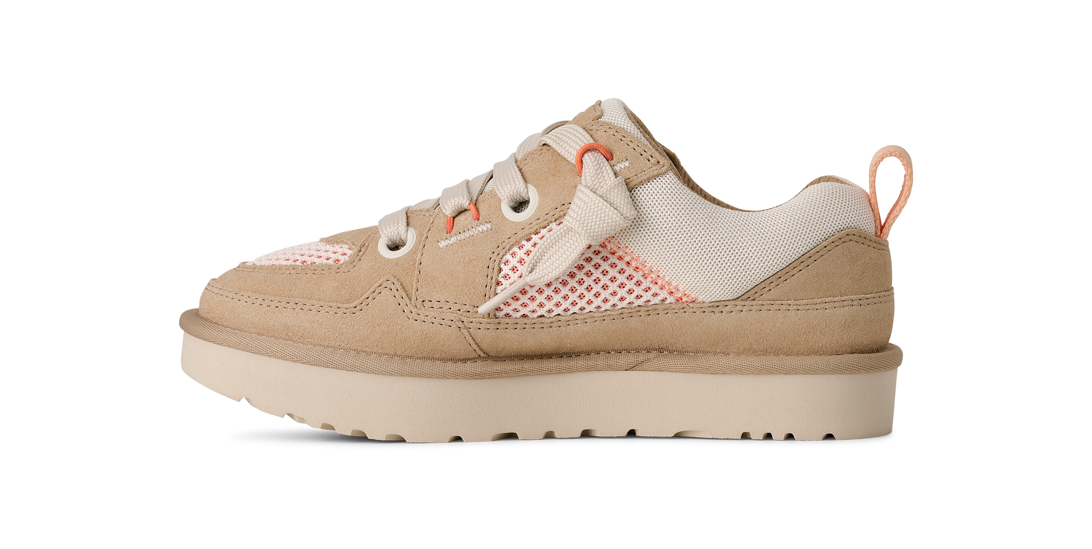 UGG Plateausneaker »LO LOWMEL MESH«  Schnürschuh, Halbschuh, Low Profile mit Kontrastbesätzen