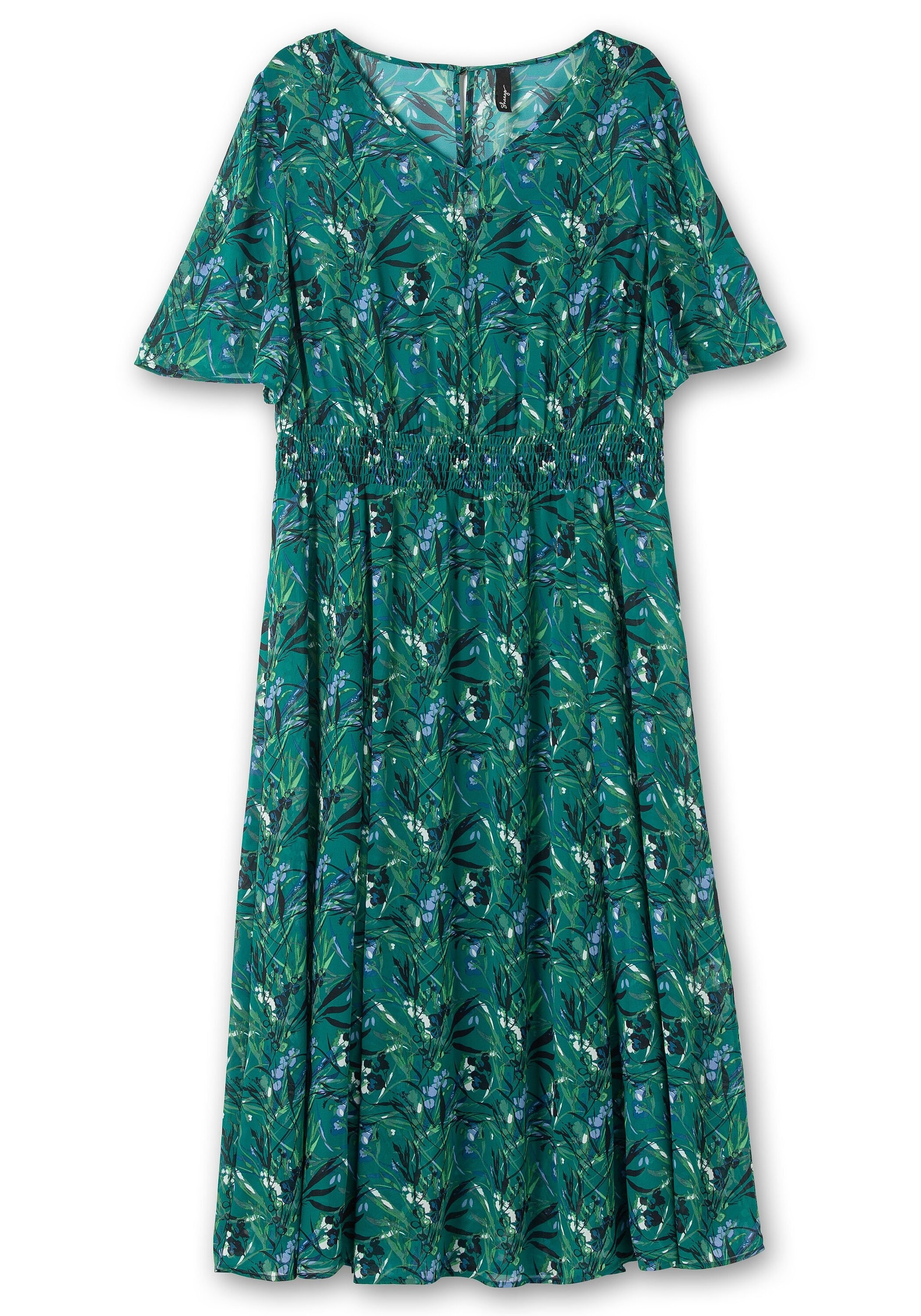Sheego Abendkleid »Abendkleid aus Chiffon, mit Unterkleid«, aus Chiffon, mit Unterkleid