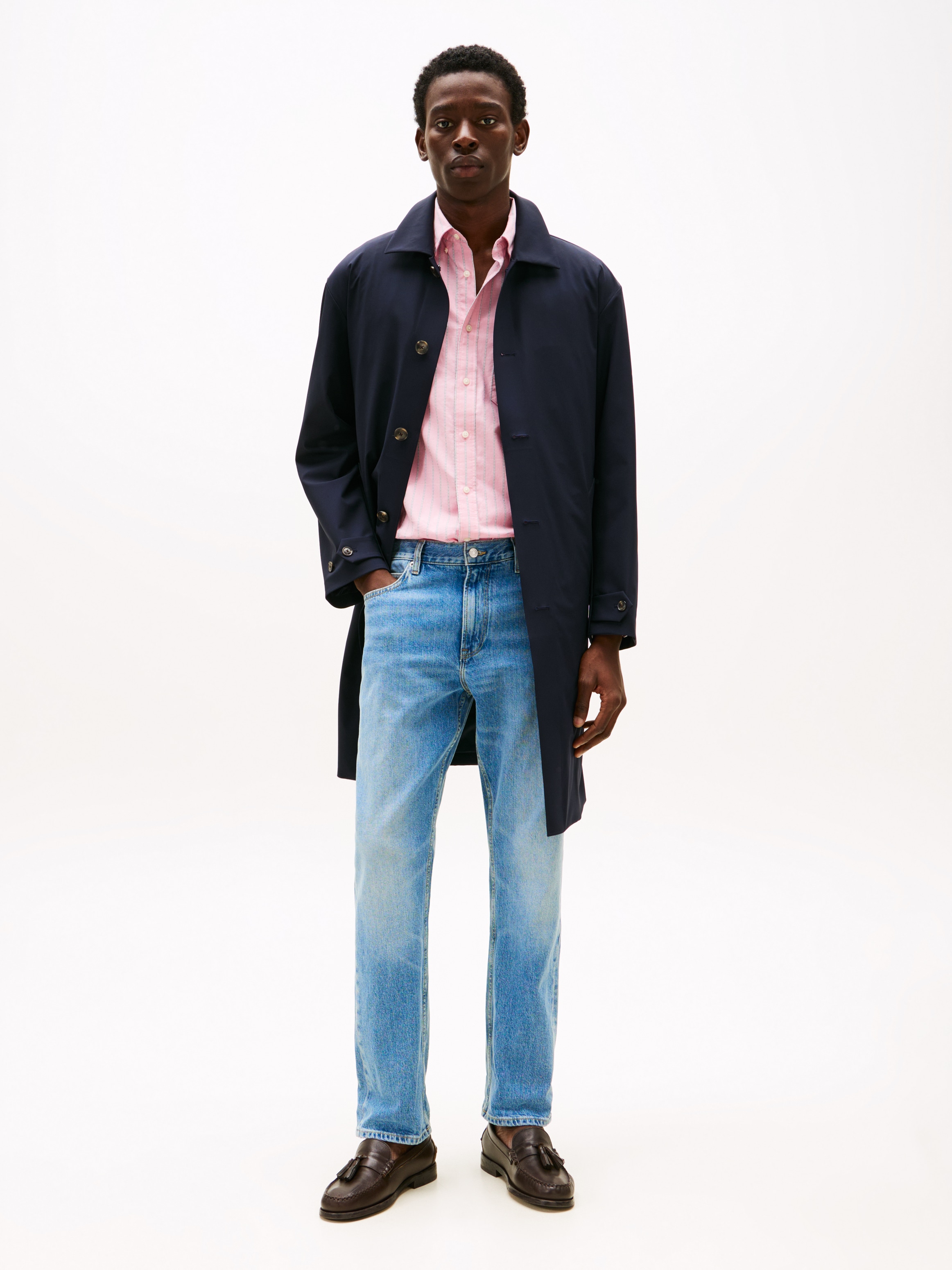 Tommy Hilfiger Straight-Jeans, in blauer Waschung