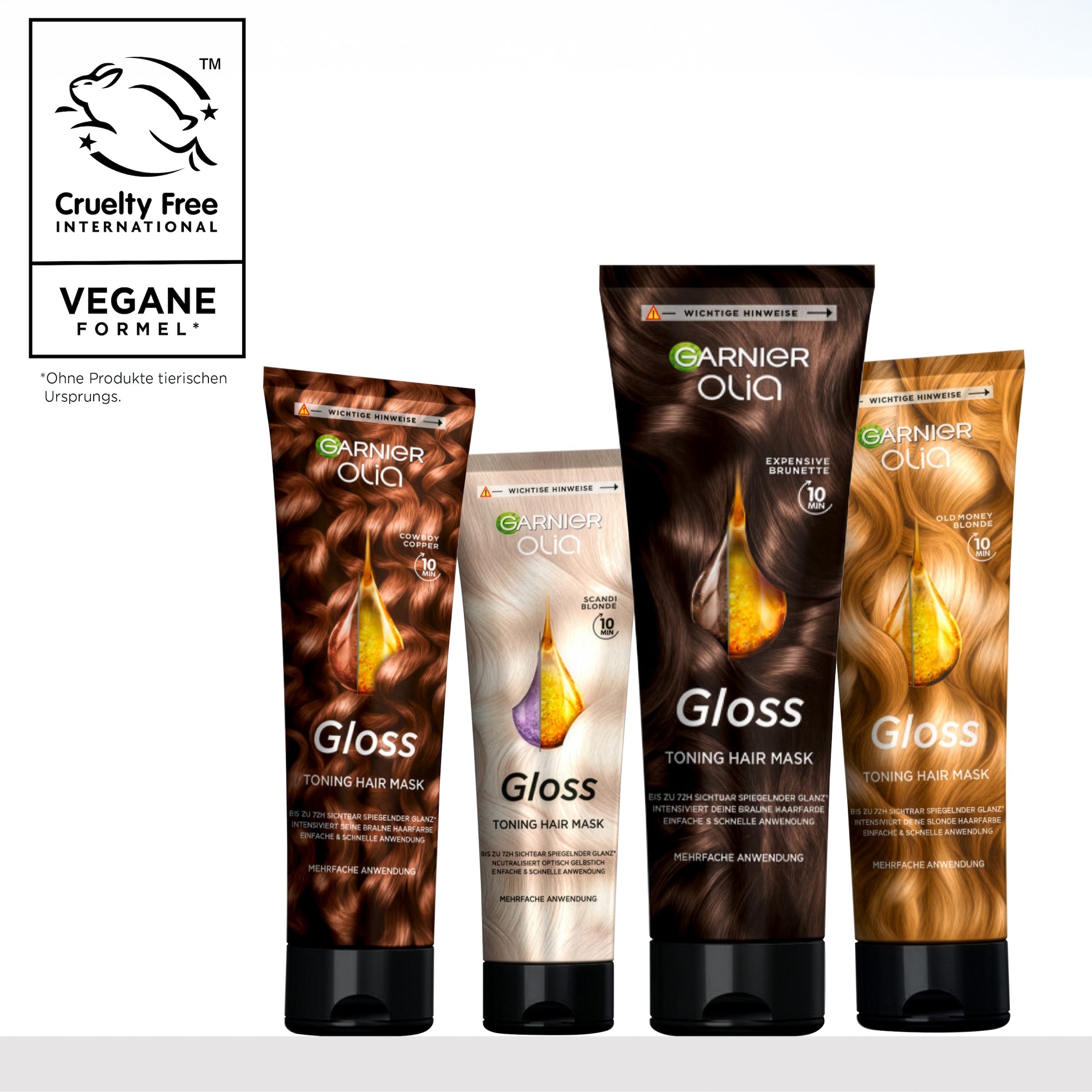 GARNIER Coloration »OLIA GLOSS TINTED HAIR MASK« für getöntes Haar, mit Tocopherol