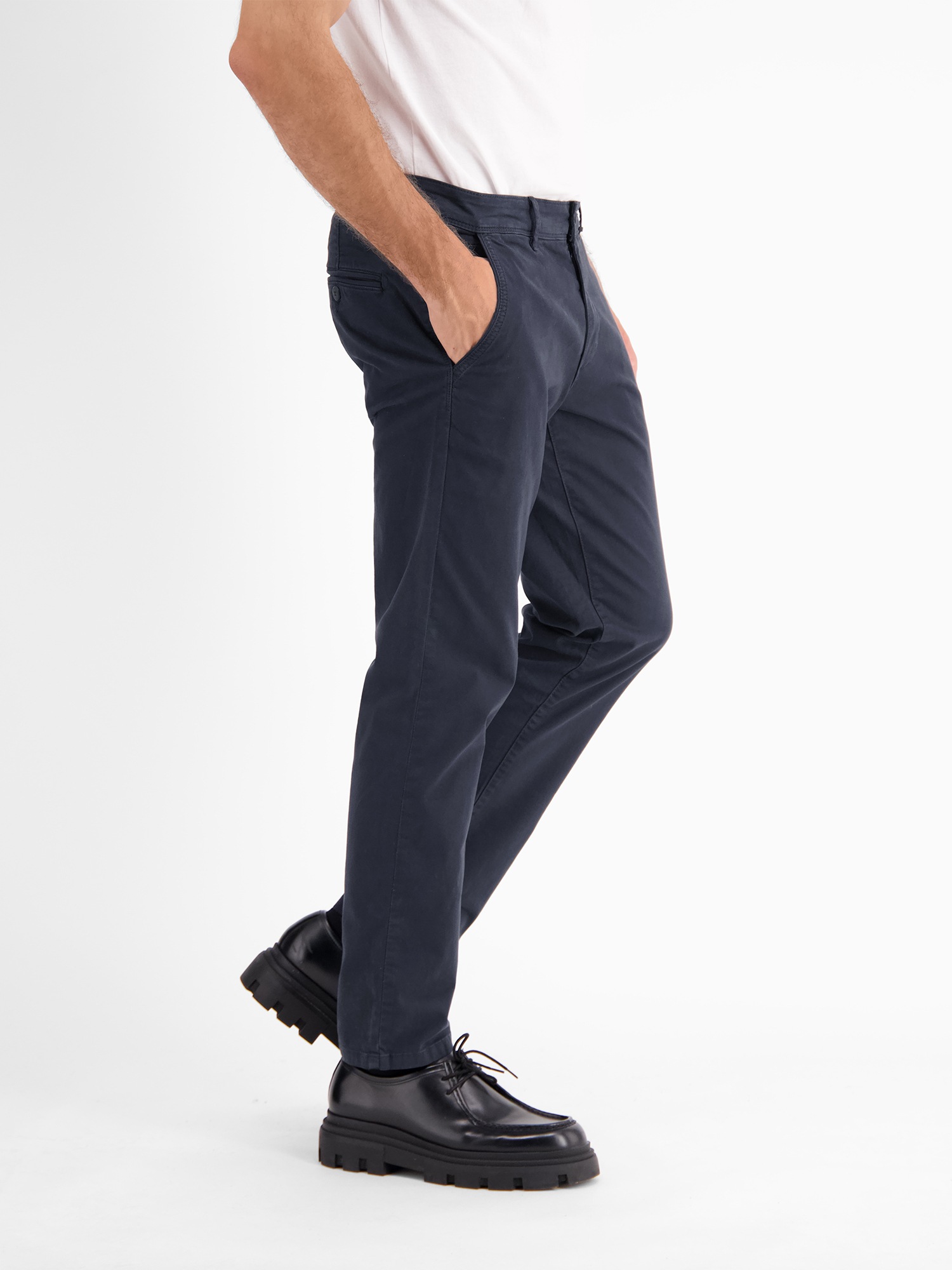 LERROS 5-Pocket-Hose »Basic Chino in Strukturqualität, SLIM FIT«