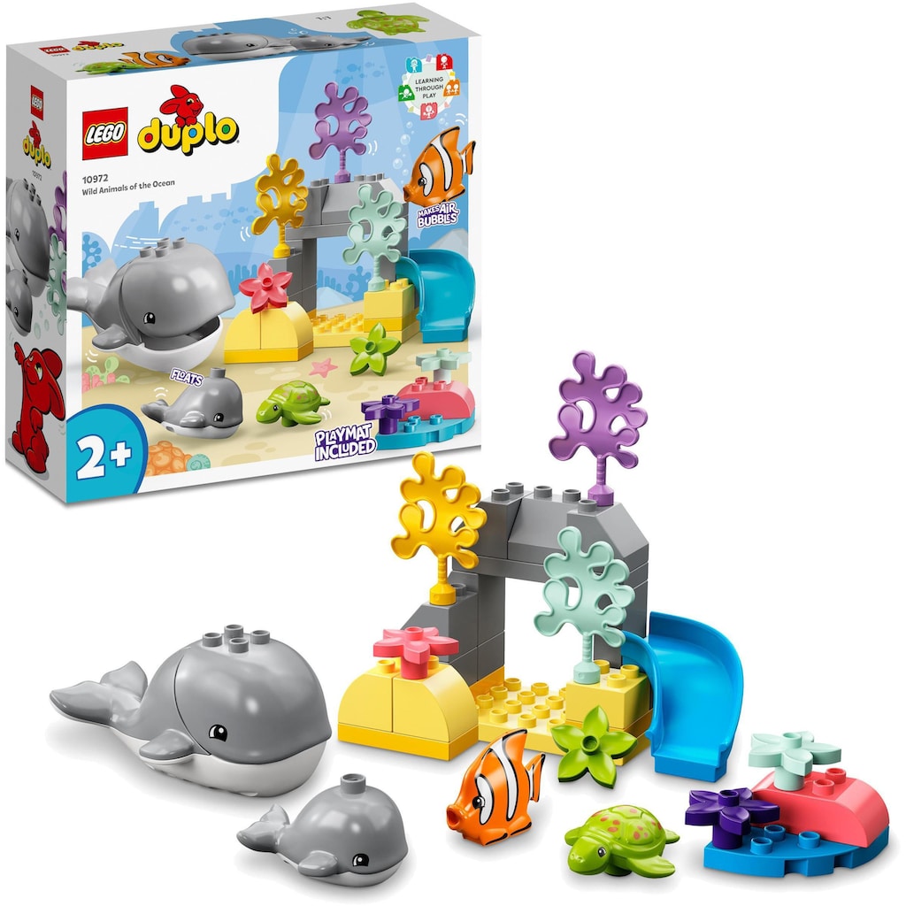 LEGO® Konstruktionsspielsteine »Wilde Tiere des Ozeans (10972), LEGO® DUPLO«, (32 St.)