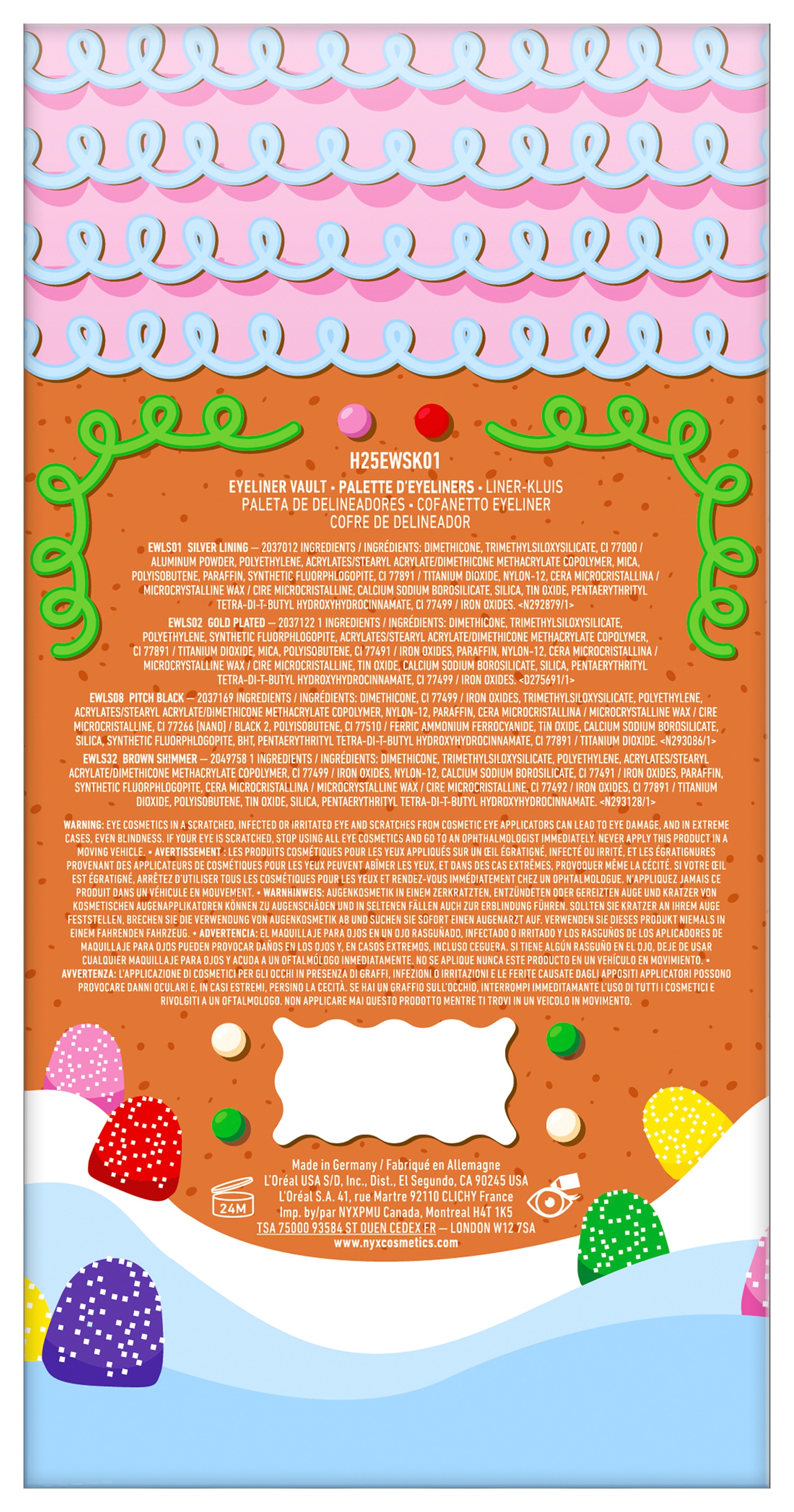 NYX Eyeliner »NYX Professional Makeup Epic Wear Liner Stick Kit«